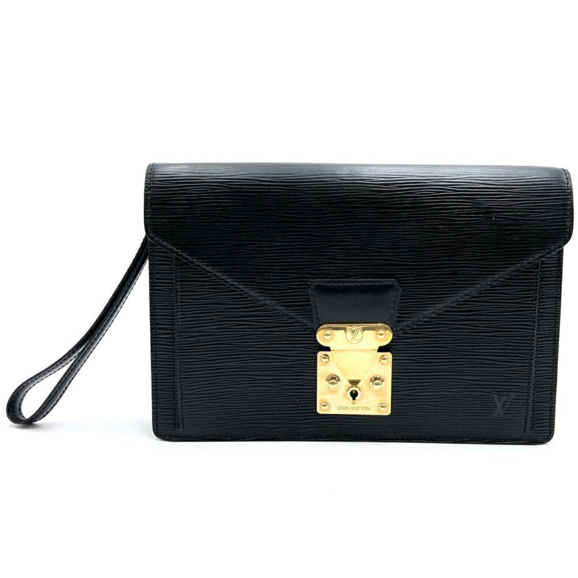 Louis Vuitton Louis Vuitton Pochette Serie Dragonne Clutch Bag Epi Leather Noir Black M52612 Women's Size ONE SIZE - 1 Thumbnail