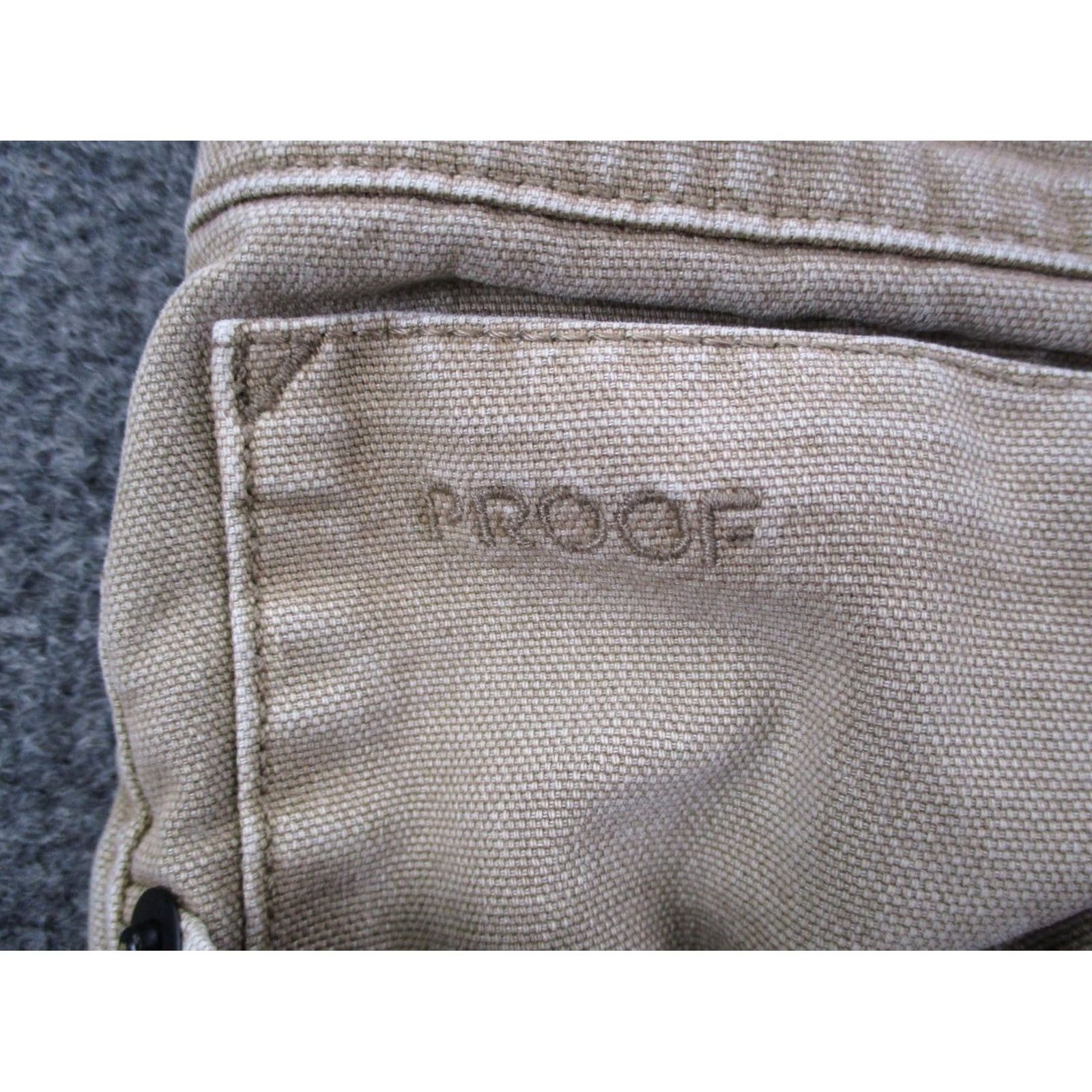 Vintage Proof Pants Mens 34 X 32 Beige Chino Straight Pants 34 Beige Mens Regular Fit 5-Pocket Denim? Size US 34 / EU 50 - 7 Thumbnail