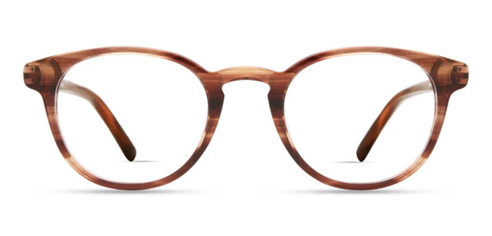 Other Modo 6568 Bark Eyeglasses Round Brown Tortoise Frame Light Size ONE SIZE - 2 Thumbnail
