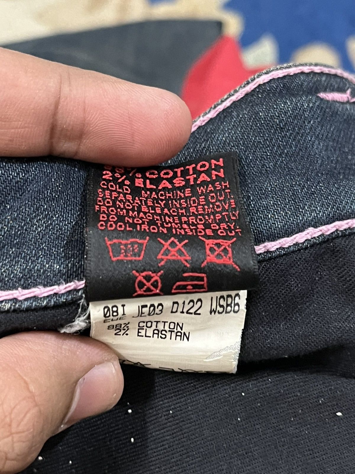 Evisu × Vintage Vintage Evisu EU.ED Distressed Mudwash Denim Size US 31 - 12 Thumbnail