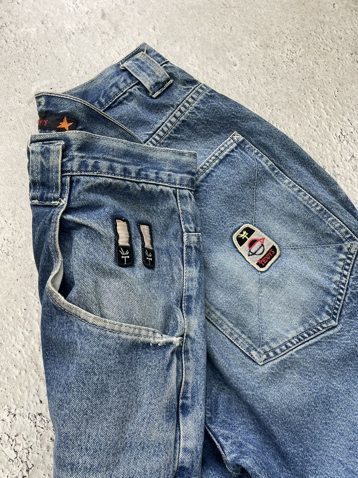 JNCO JNCO STYLE Y2K Vintage Wide Leg BAGGY Denim Jeans 90s USA Size US 33 - 13 Thumbnail