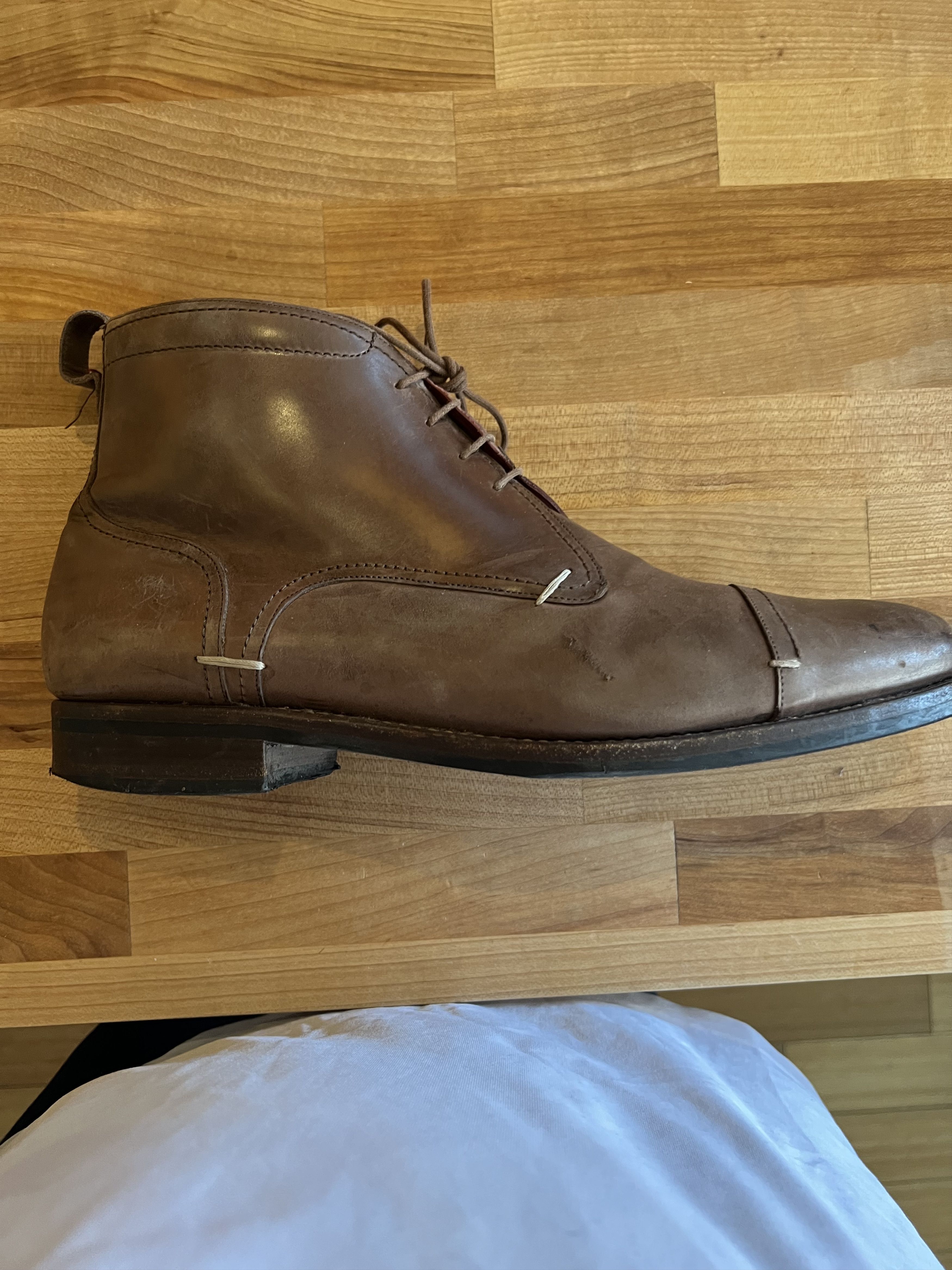 Rider Boot Co. Rider Boot Co. Jackson Men’s Dress Boots - Brown - Size: 12 Size US 12 / EU 45 - 2 Thumbnail