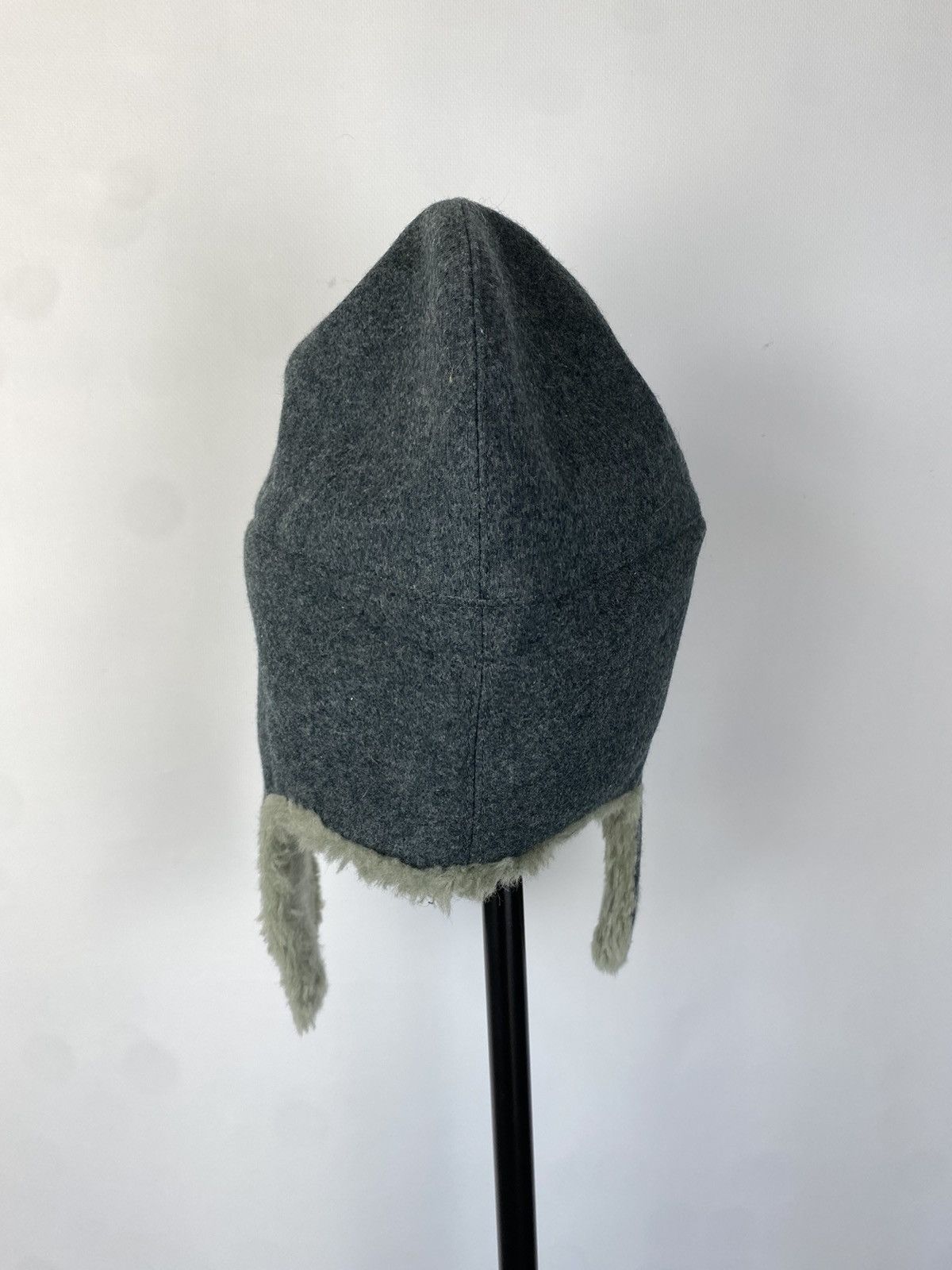 Japanese Brand × Vintage Y2K HYPE Army FUZZY MOHAIRE AVIATOR USSR USHANKA HAT bubble Size ONE SIZE - 6 Thumbnail