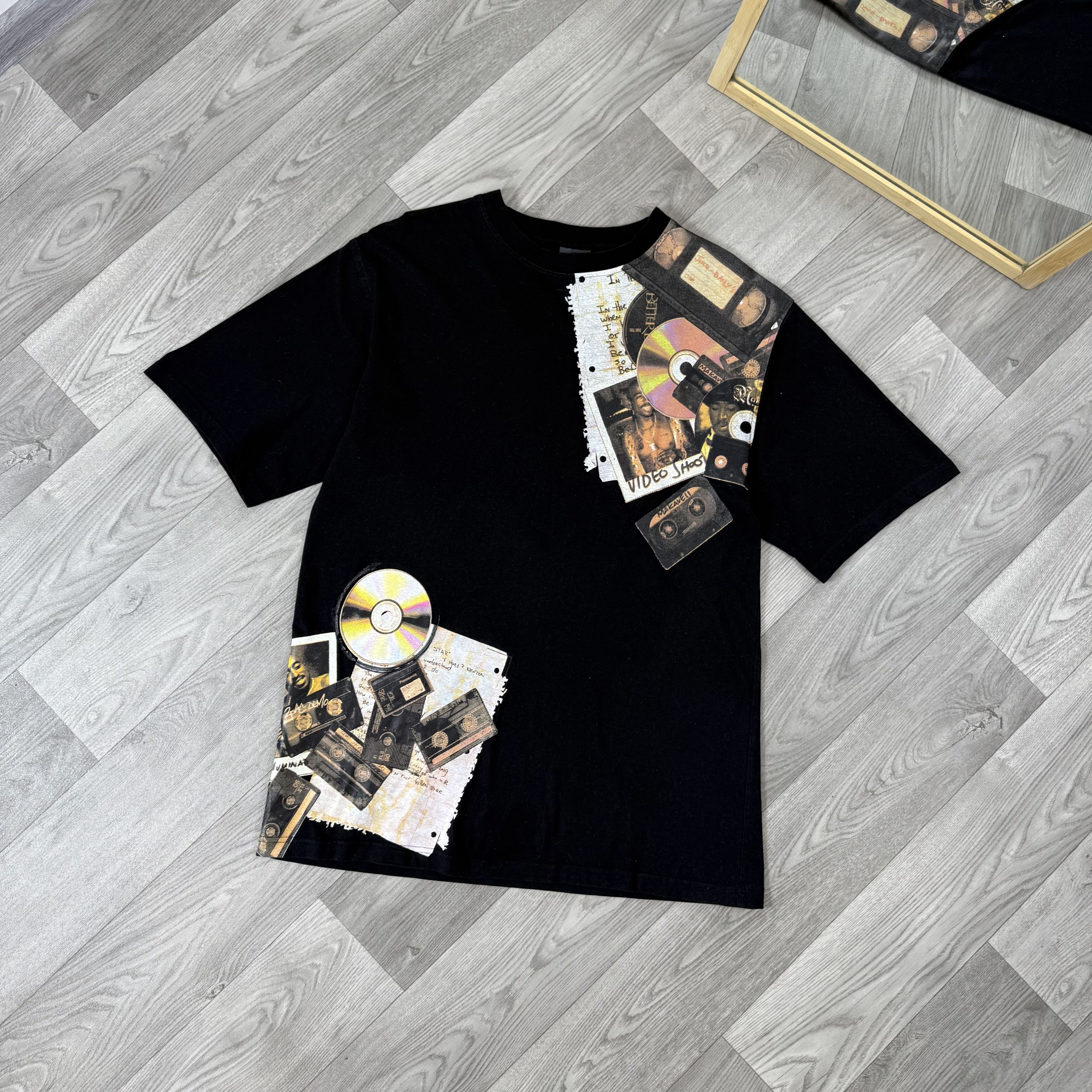 Makaveli Vintage Makaveli 2Pac Tupac Graphic Black Oversize Tee Shirt Size US L / EU 52-54 / 3 - 1 Thumbnail