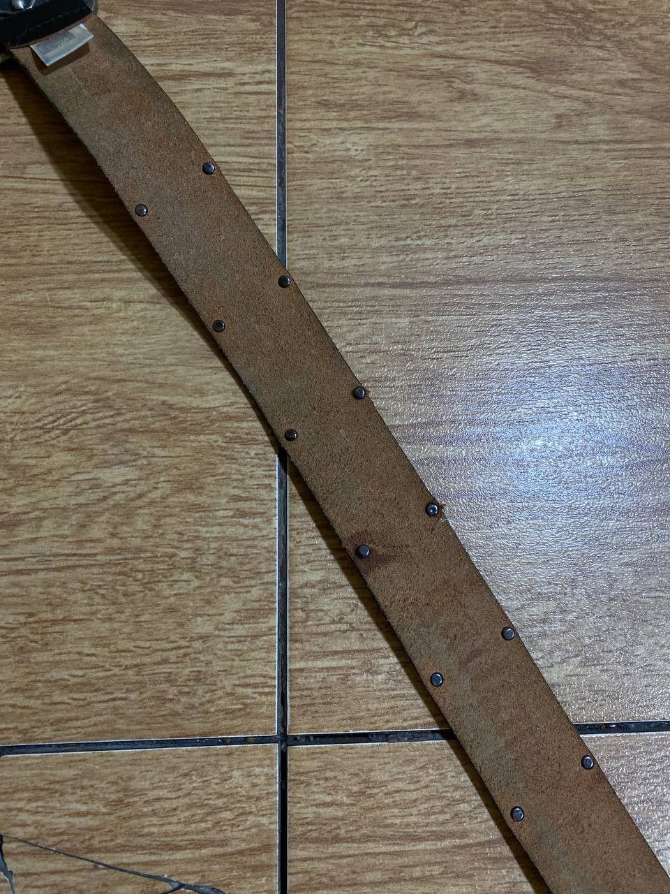 JOHN GALLIANO Gazette G Logo Buckle Belt