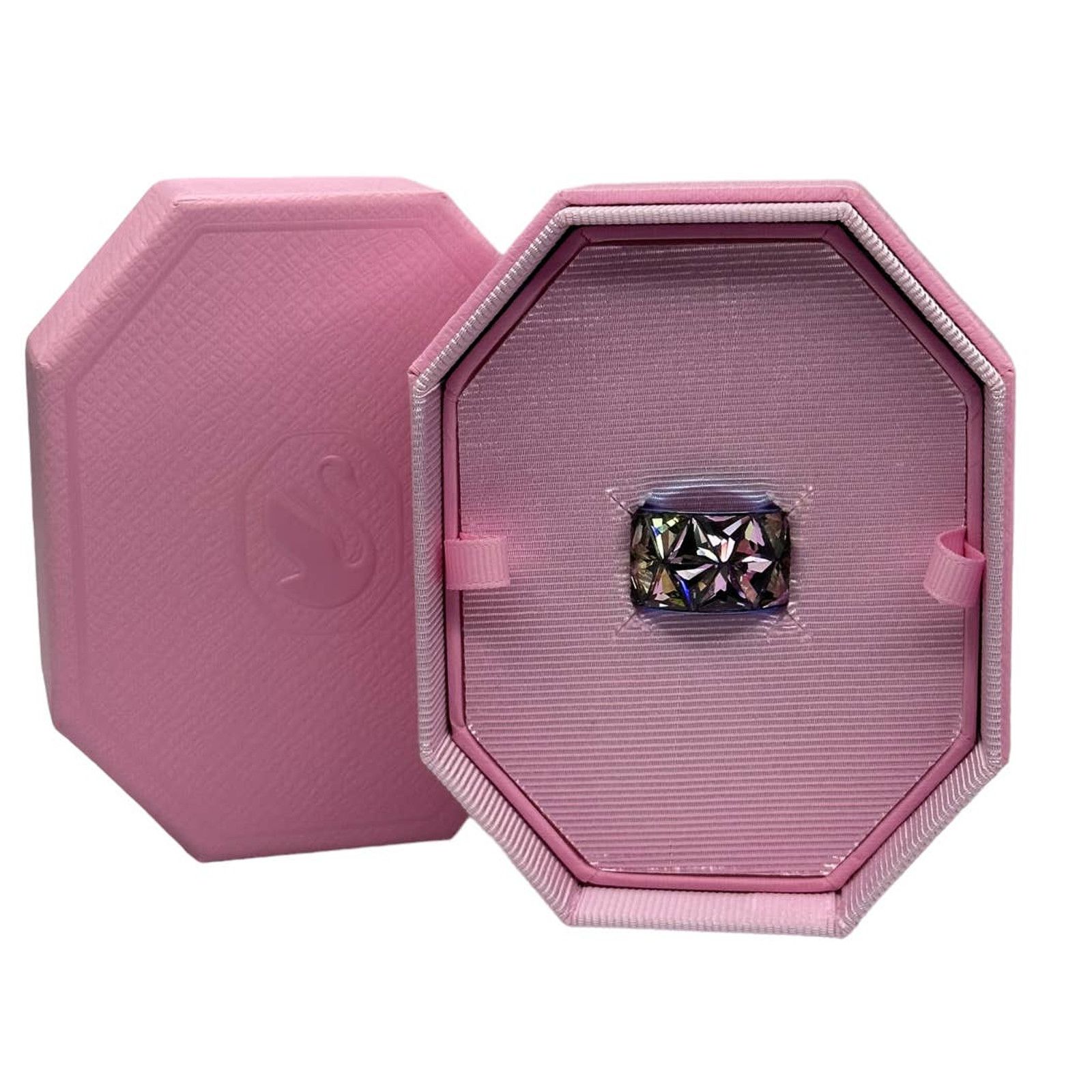 image of Swarovski Curiosa Cocktail Ring Triangle Cut Eur 52 / Usa 6, Women's