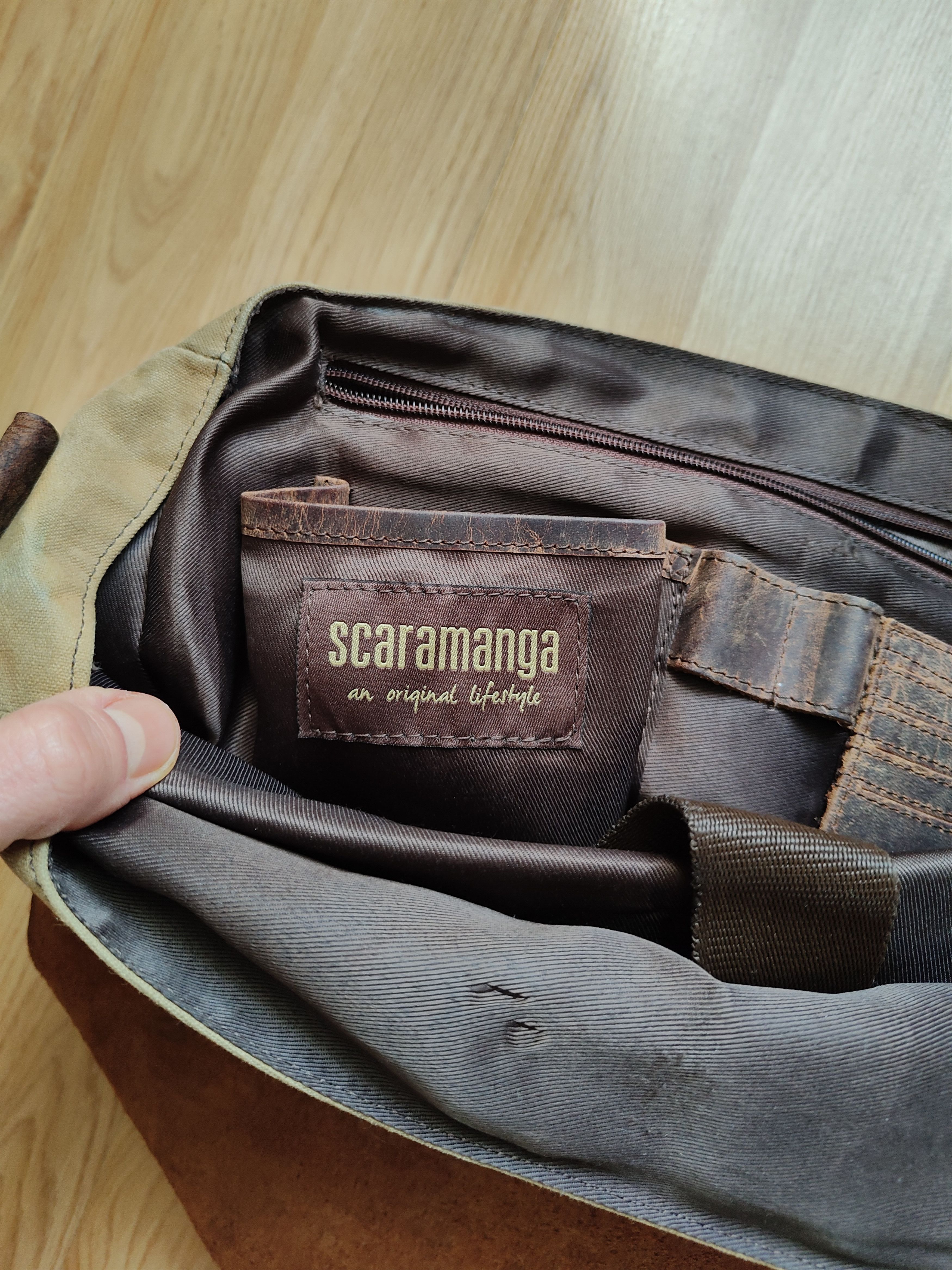 Handmade Scaramanga Leather Bag Briefcase Bag Shoulder Bag Organizer Size ONE SIZE - 12 Thumbnail