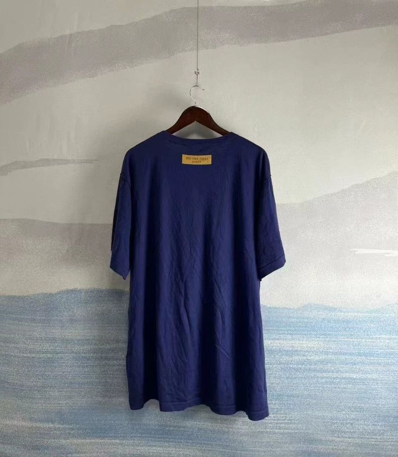 Louis Vuitton Louis Vuitton Blue Short Sleeve Knitted Shirt-2506 Size US XXL / EU 58 / 5 - 3 Thumbnail