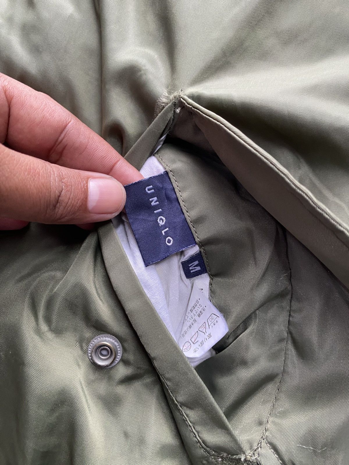 Uniqlo uniqlo MA-1 U.S. Air Force bomber jacket, made of flight Size US XL / EU 56 / 4 - 3 Thumbnail