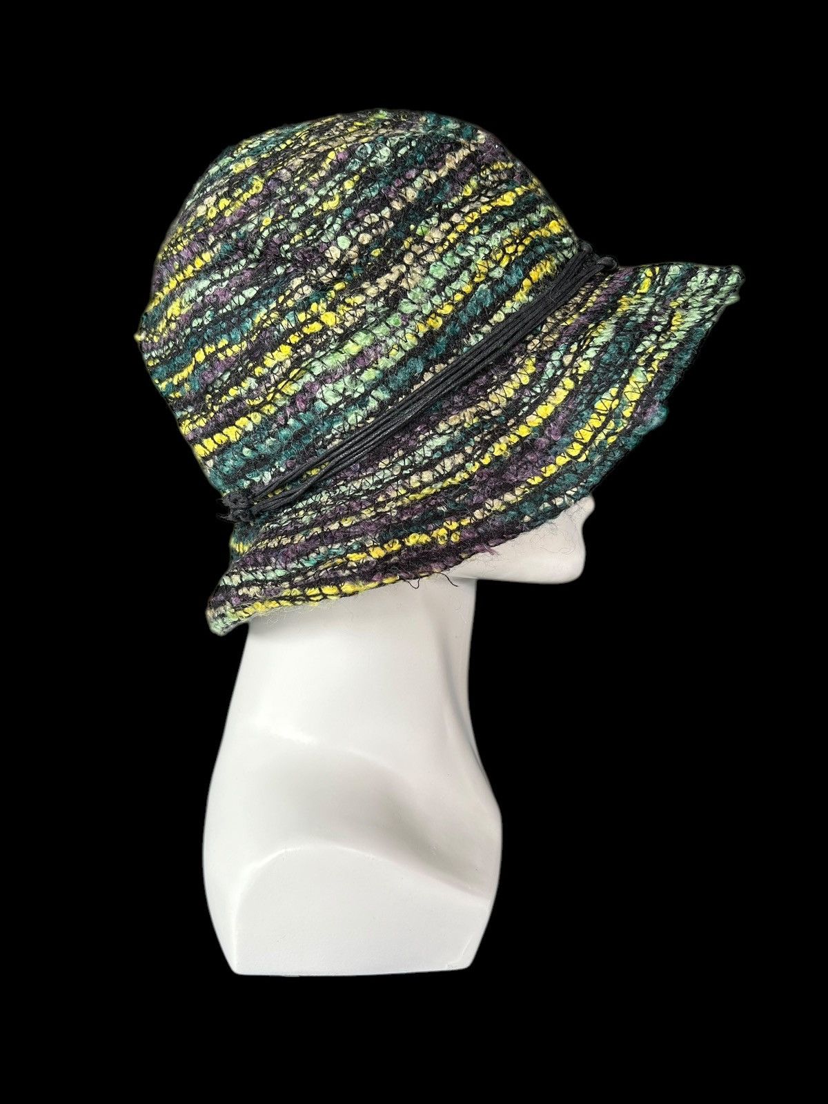 Japanese Brand × Kapital × Vintage Crochet Knitted Studio Tom's Bucket Hats Rare ☠️☠️ Size ONE SIZE - 3 Thumbnail