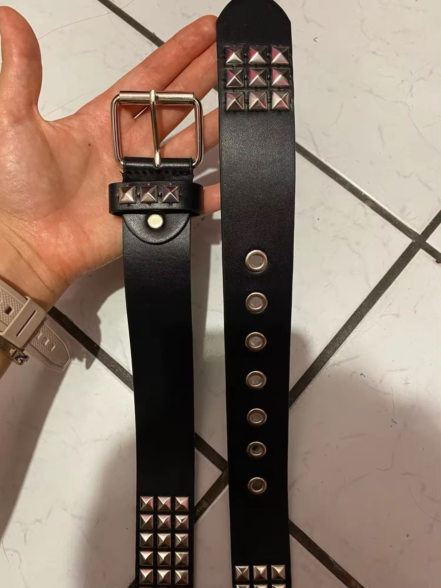 Japanese Brand × Vintage Pyramid Studded Belt (classic) Size ONE SIZE - 7 Thumbnail