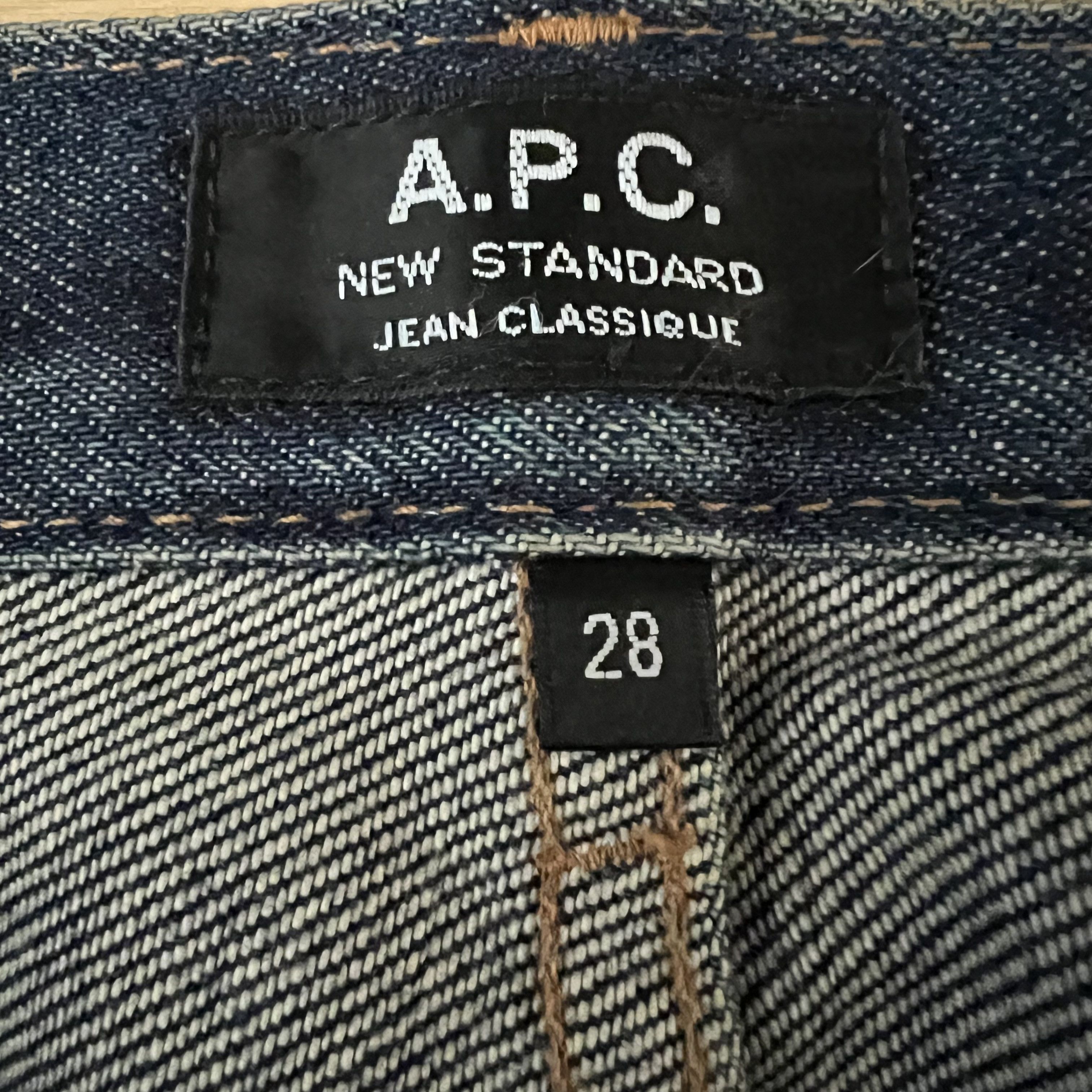 A.P.C. A.P.C. New Standard Selvedge Japanese Raw Denim Jeans APC 28 Size US 28 / EU 44 - 5 Thumbnail