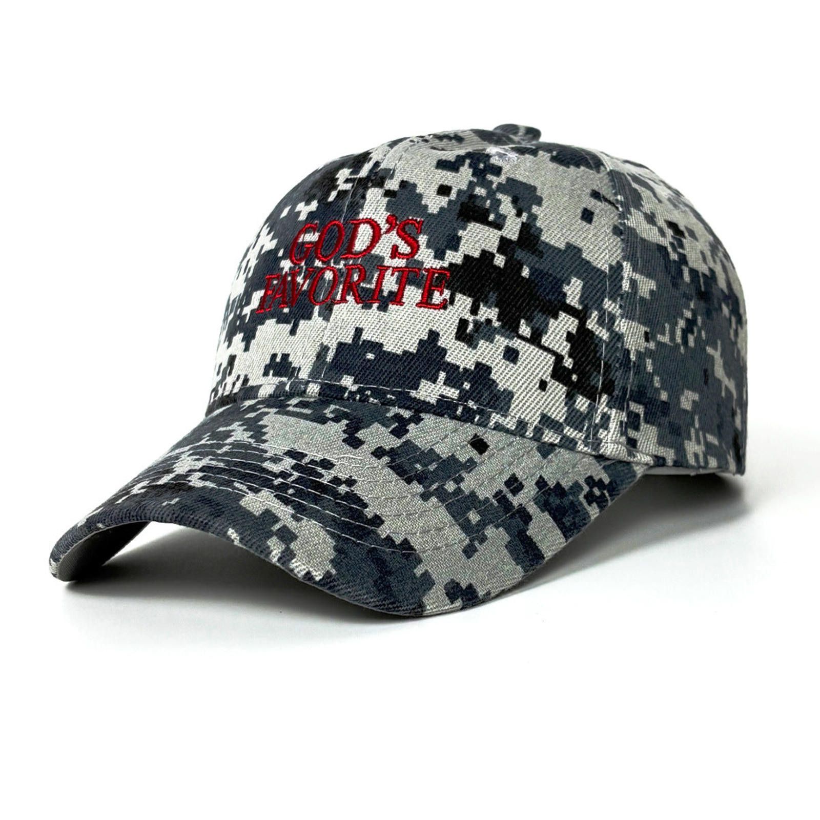 Other 'GOD'S' Script Embroidered Camo Baseball Cap Size ONE SIZE - 3 Thumbnail