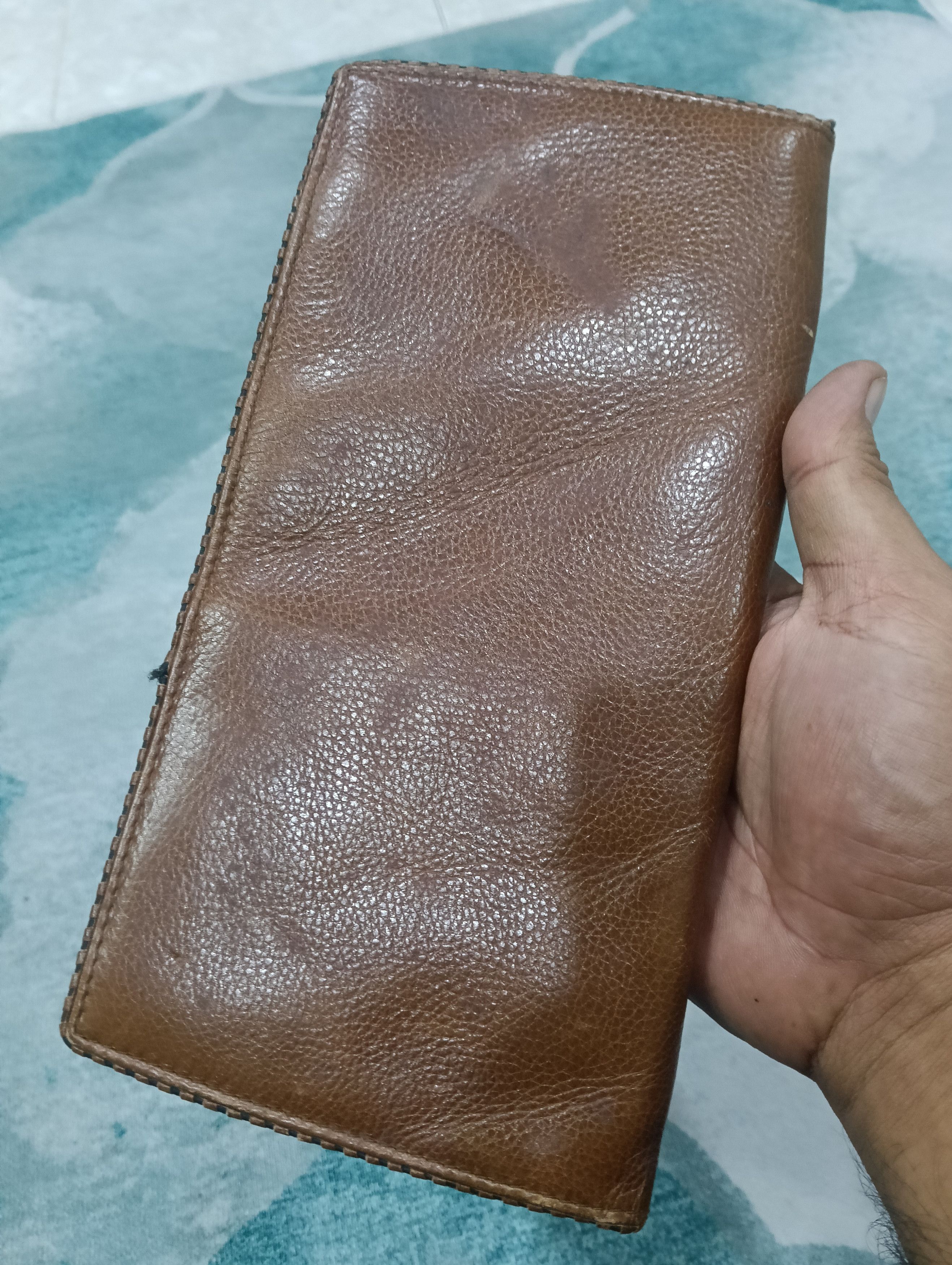 Designer × Leather Vintage Heather Sheehan Bag Like pouch Size ONE SIZE - 4 Thumbnail