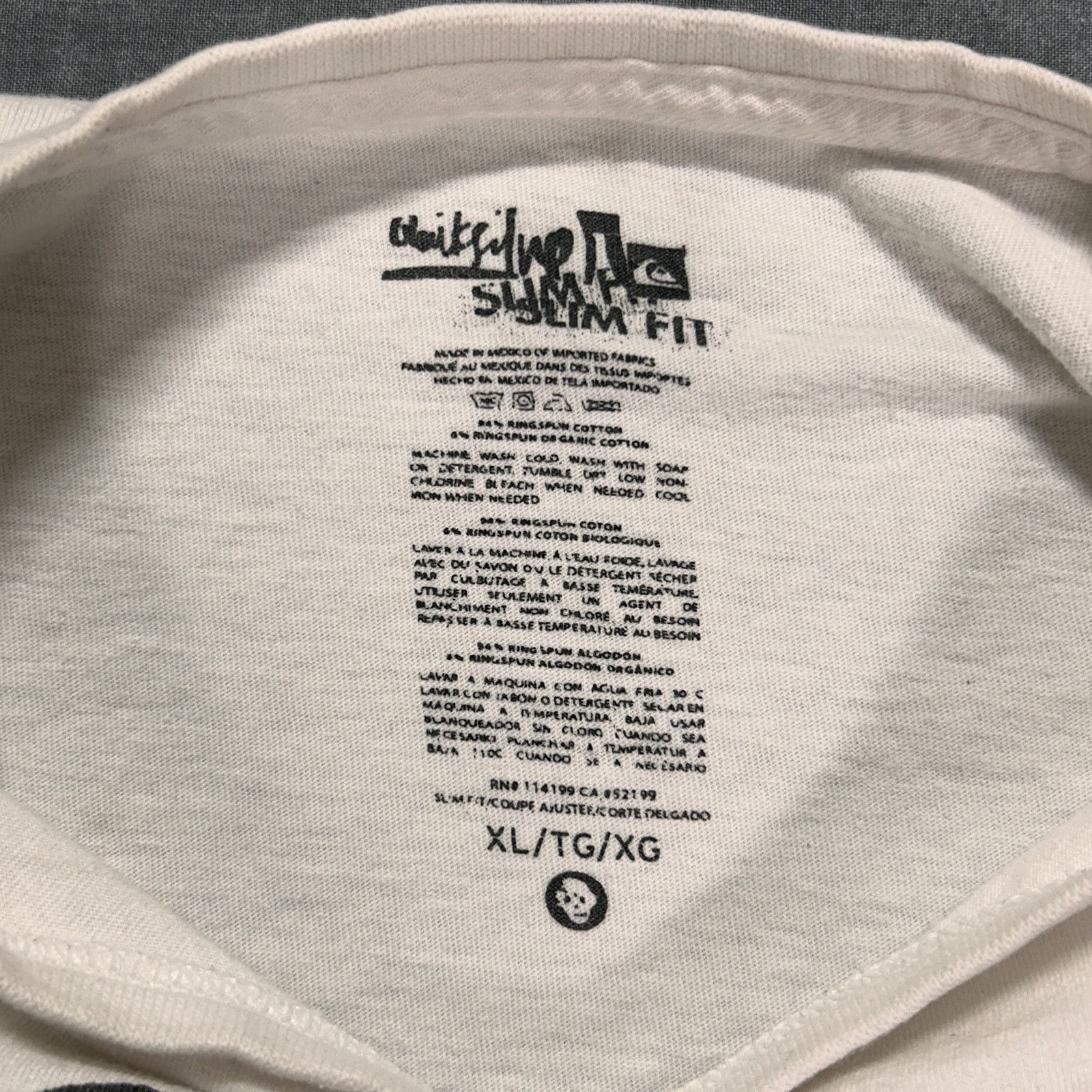 Quiksilver VTG Y2K Quiksilver streetwear surfwear casual tshirt mens XL Size US XL / EU 56 / 4 - 5 Thumbnail