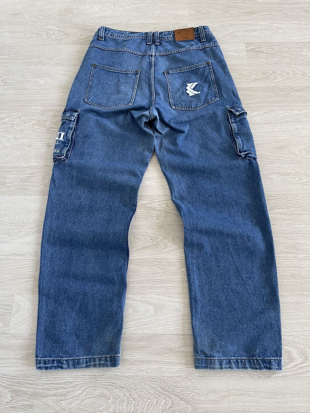 Karl Kani Karl Kani Embroidered Y2k High Waist Loose Cargo Jeans Size US 34 / EU 50 - 11 Thumbnail