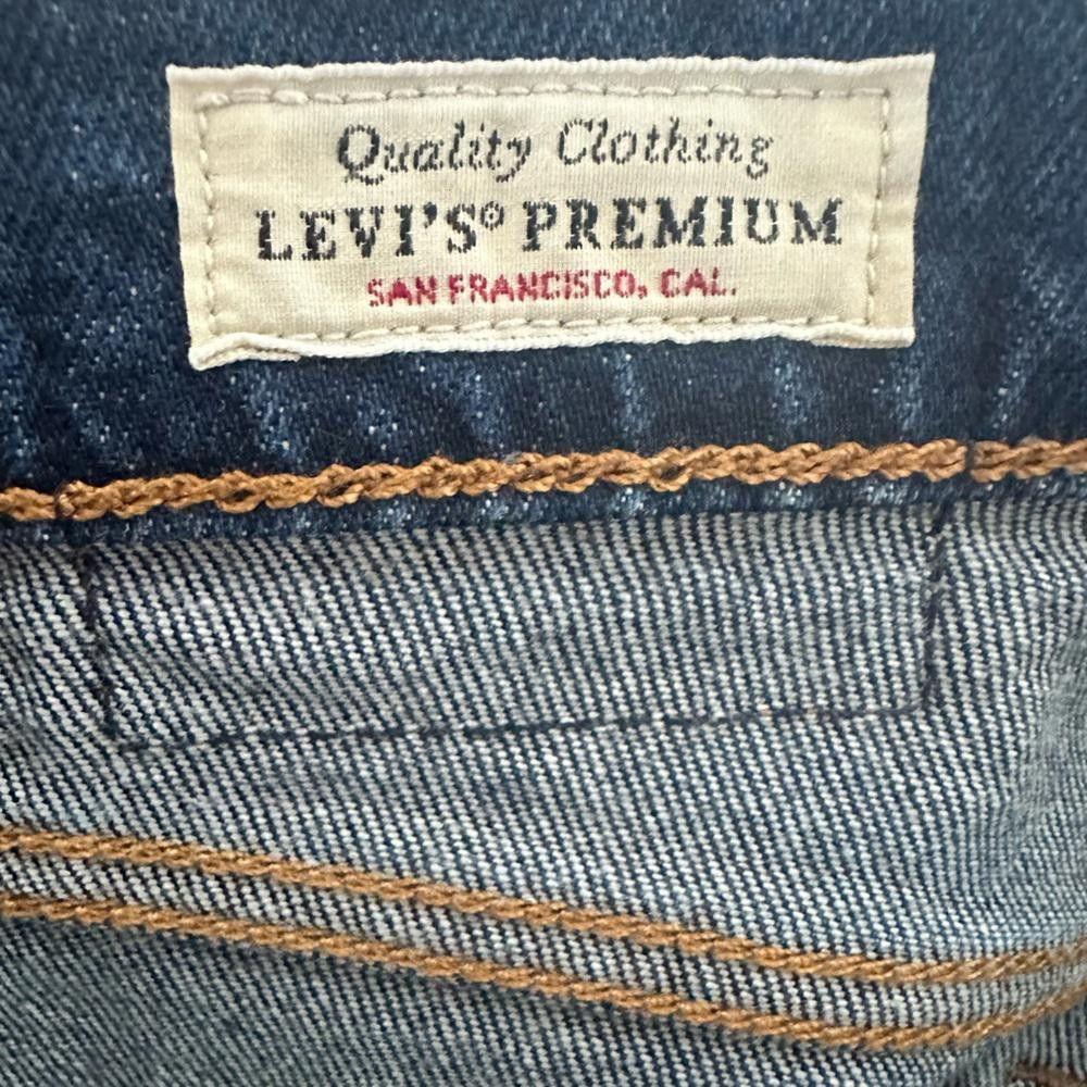 Levi's Levi’s Wedgie Jeans Icon Fit In Life’s Work Dark Wash 28 Size 28" / US 6 / IT 42 - 7 Thumbnail