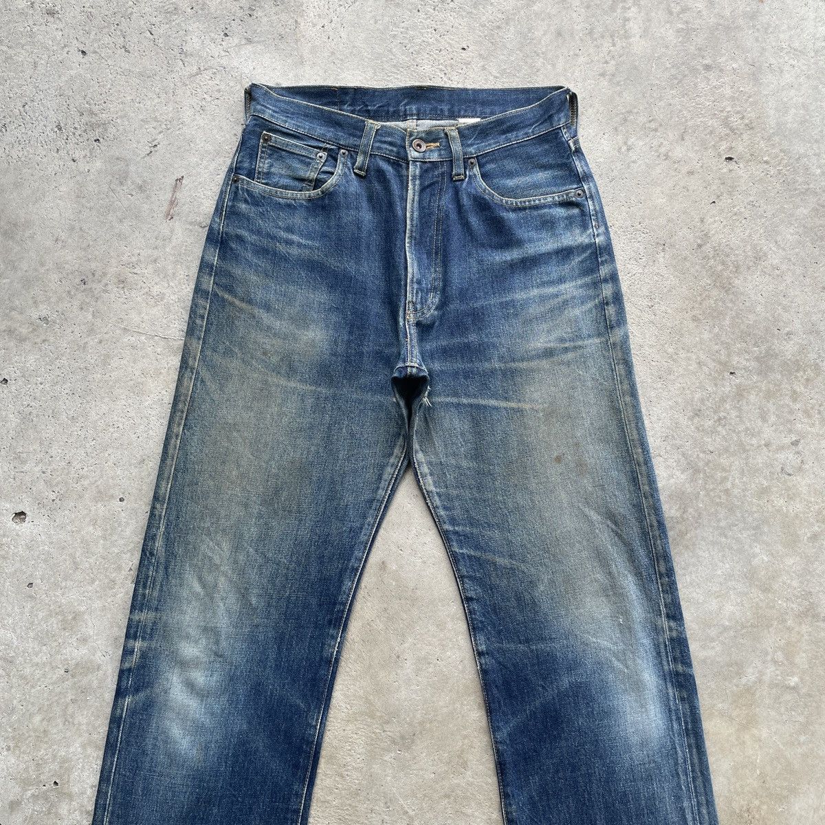 Japanese Brand W29x33 Vintage Japanese MudWash Jeans Faded Denim Pants Size US 29 - 3 Thumbnail