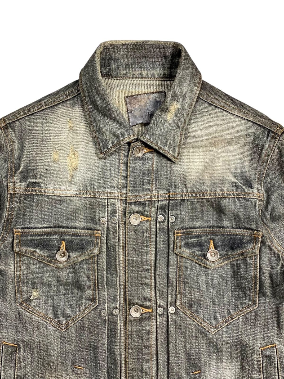 GOA "SAMPLE" GOA - Mudwash Apocalypse Style Denim Jacket Size US M / EU 48-50 / 2 - 5 Thumbnail
