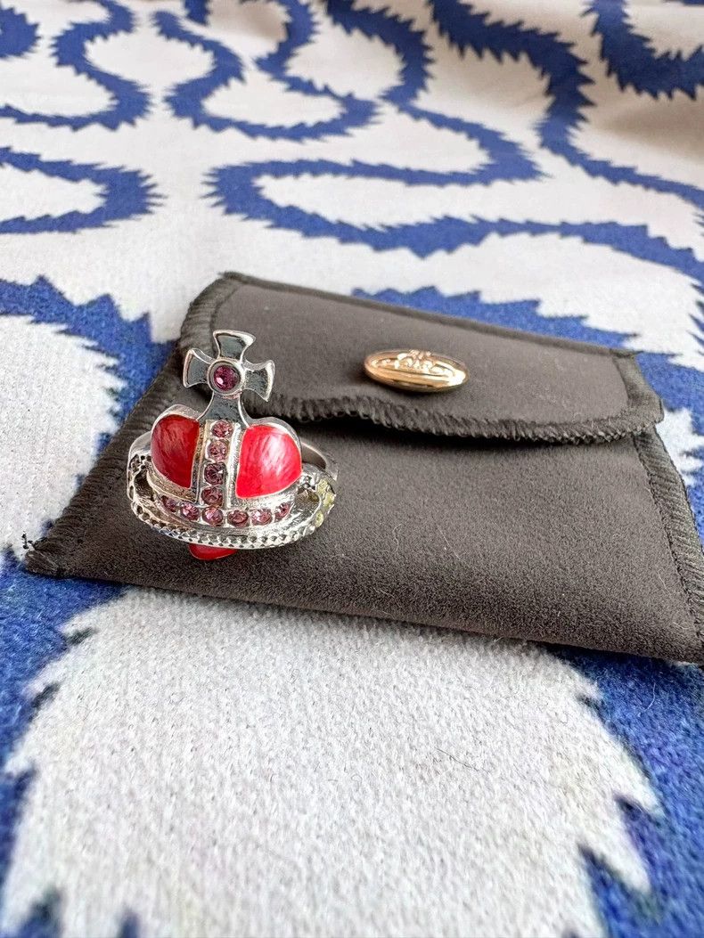 Vivienne Westwood Vintage Heart Enamel Ring