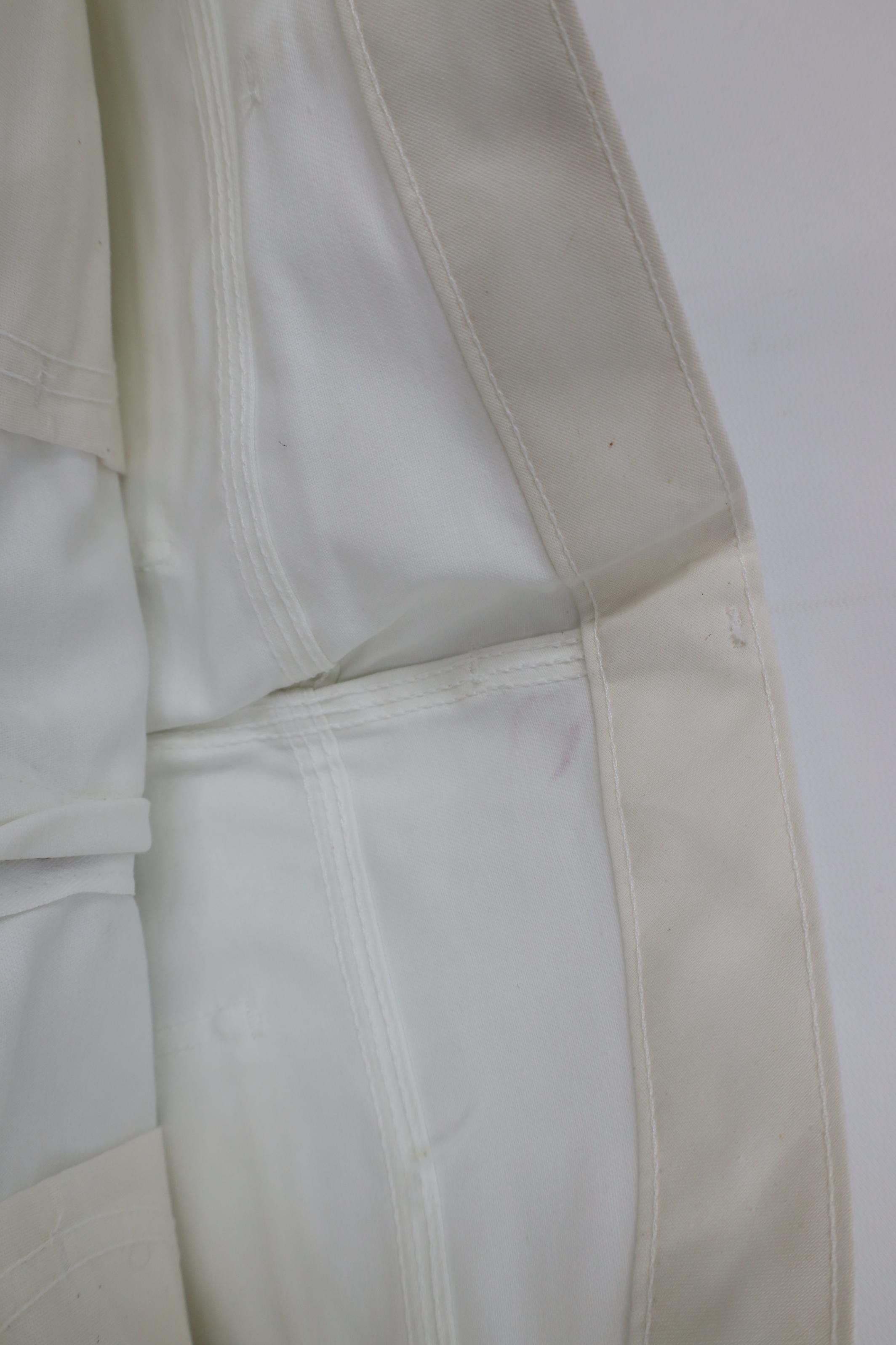 Dickies Deadstock Vintage Y2K Dickies Wide Leg Painters Pants White Size US 36 / EU 52 - 7 Thumbnail