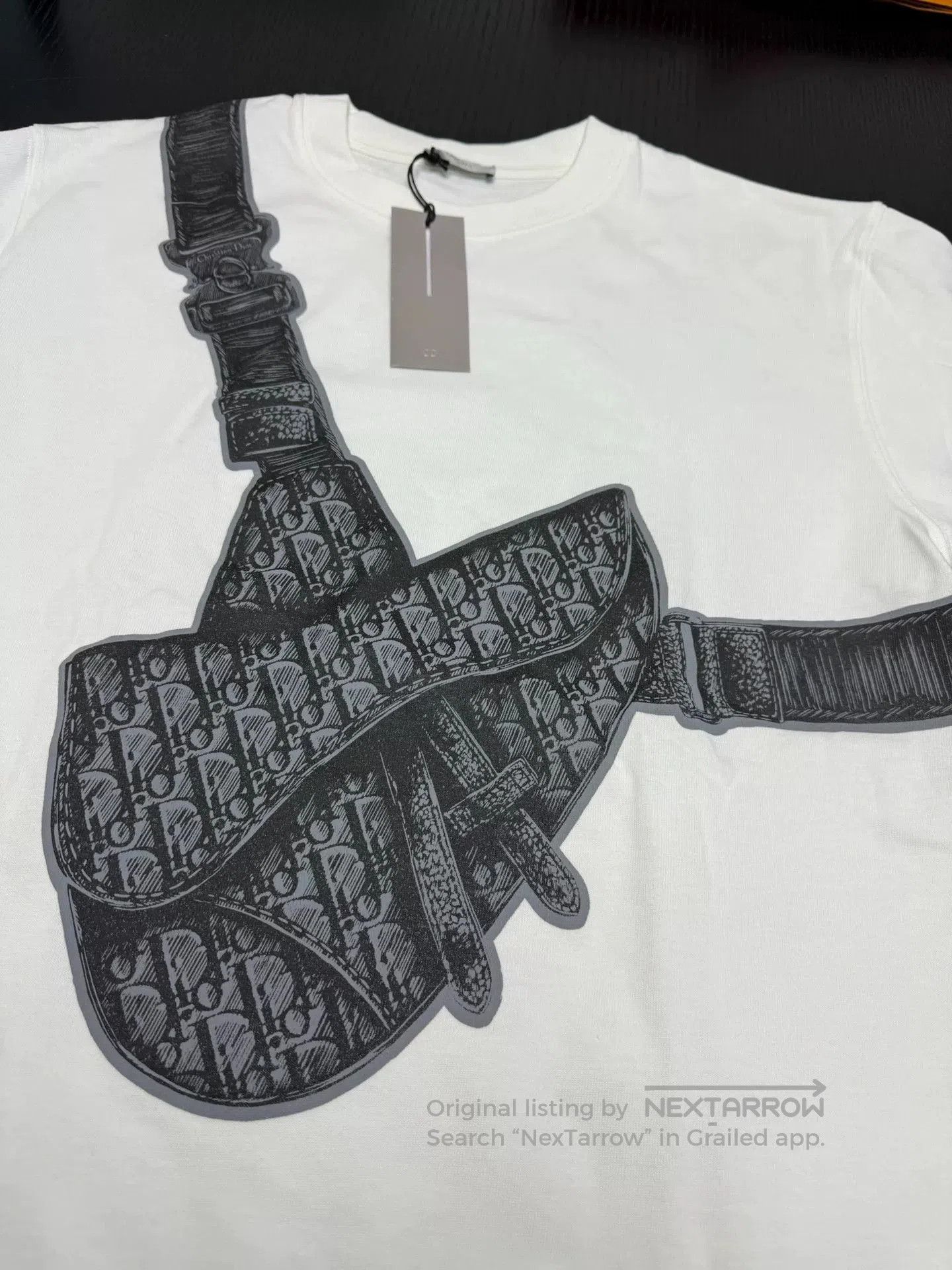 Dior Dior Saddle Bag Monogram Logo Short Sleeve T. Size US L / EU 52-54 / 3 - 5 Thumbnail