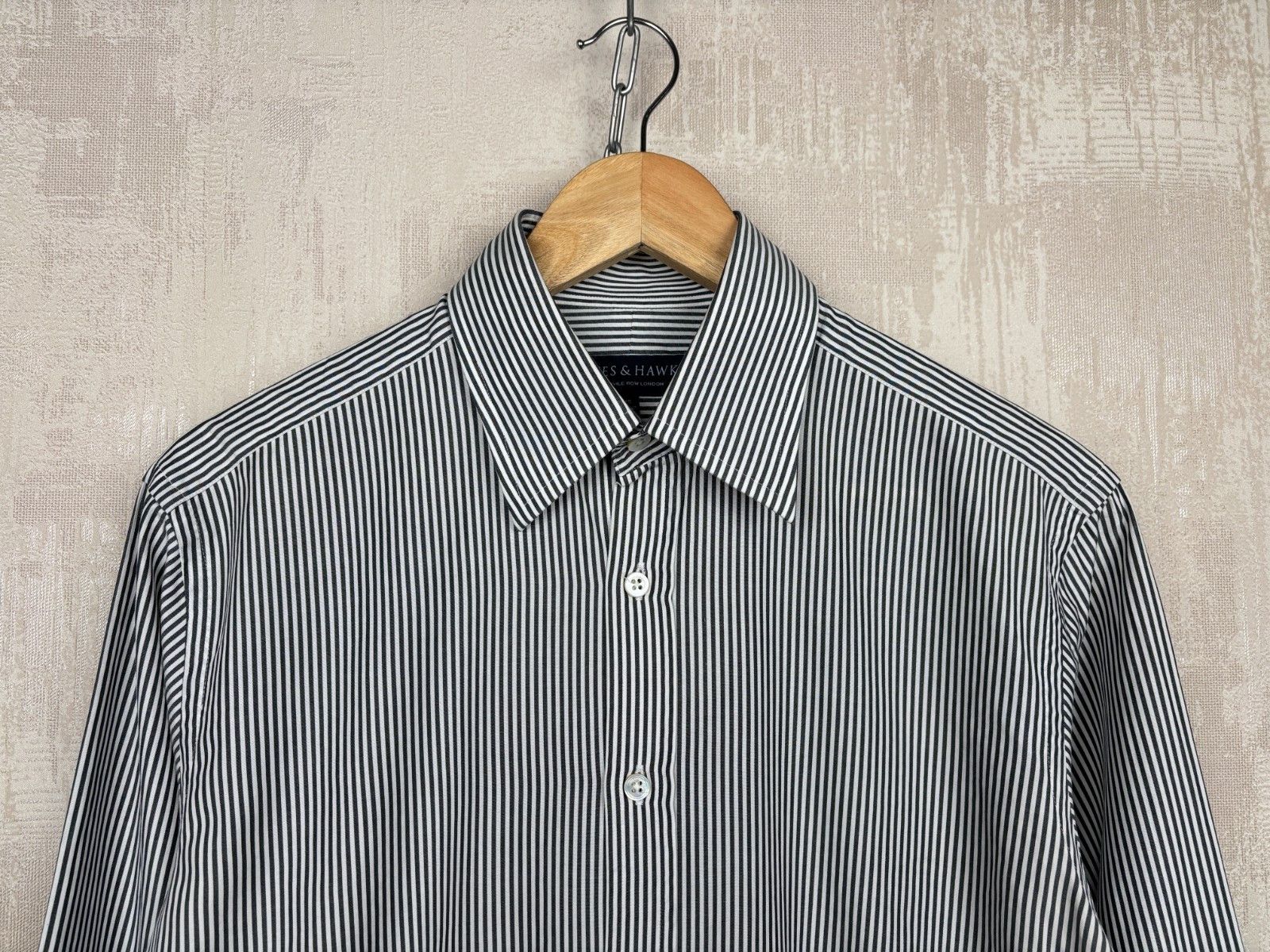 Gieves & Hawkes Gieves & Hawkes Savile Row French Cuff Striped Dress Shirt Size US S / EU 44-46 / 1 - 3 Thumbnail