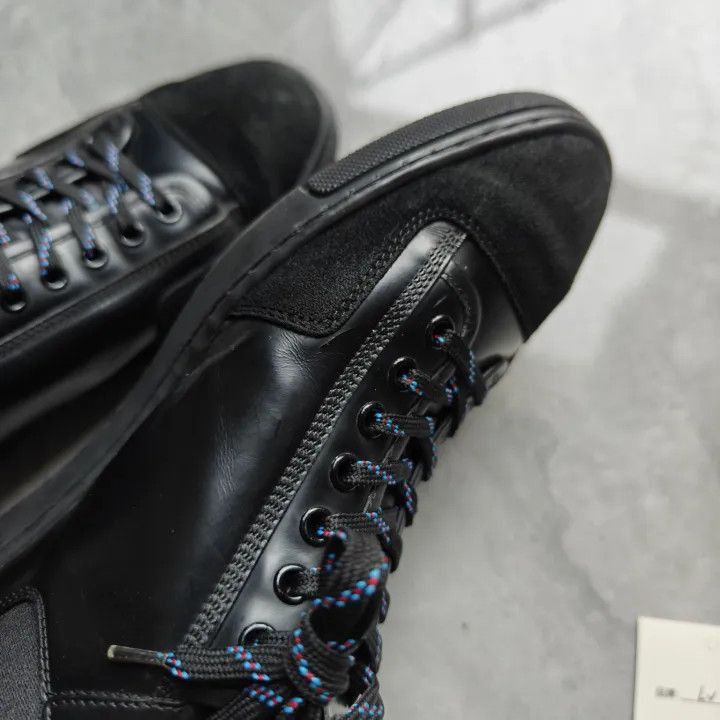 Louis Vuitton Louis Vuitton Black Low-Top Casual Sneakers -2508 Size US 9.5 / EU 42-43 - 3 Thumbnail