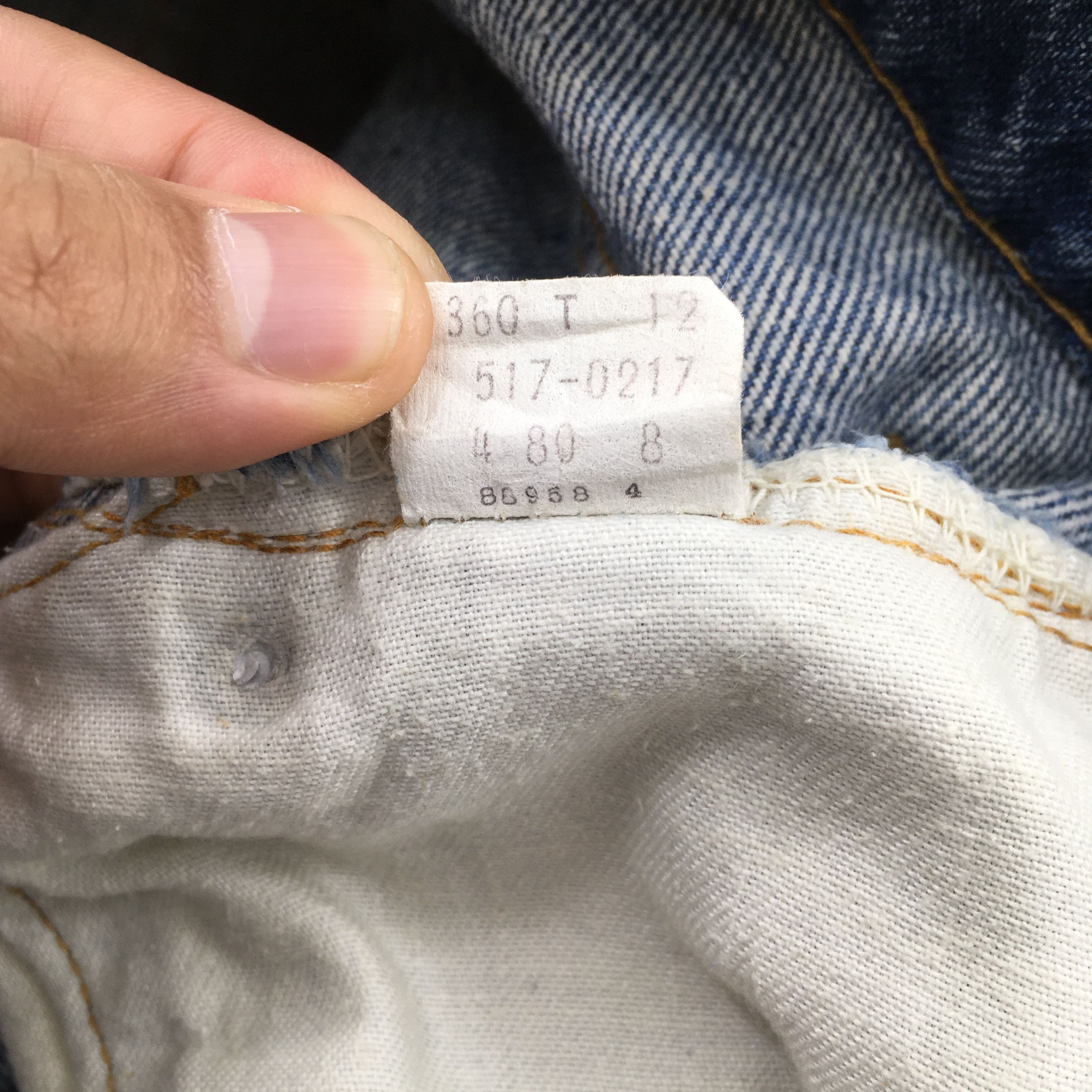 Levi's Size 30x30.5 Vintage Levis 517 Flare Bootcut Jeans S1242 Size US 30 / EU 46 - 14 Thumbnail
