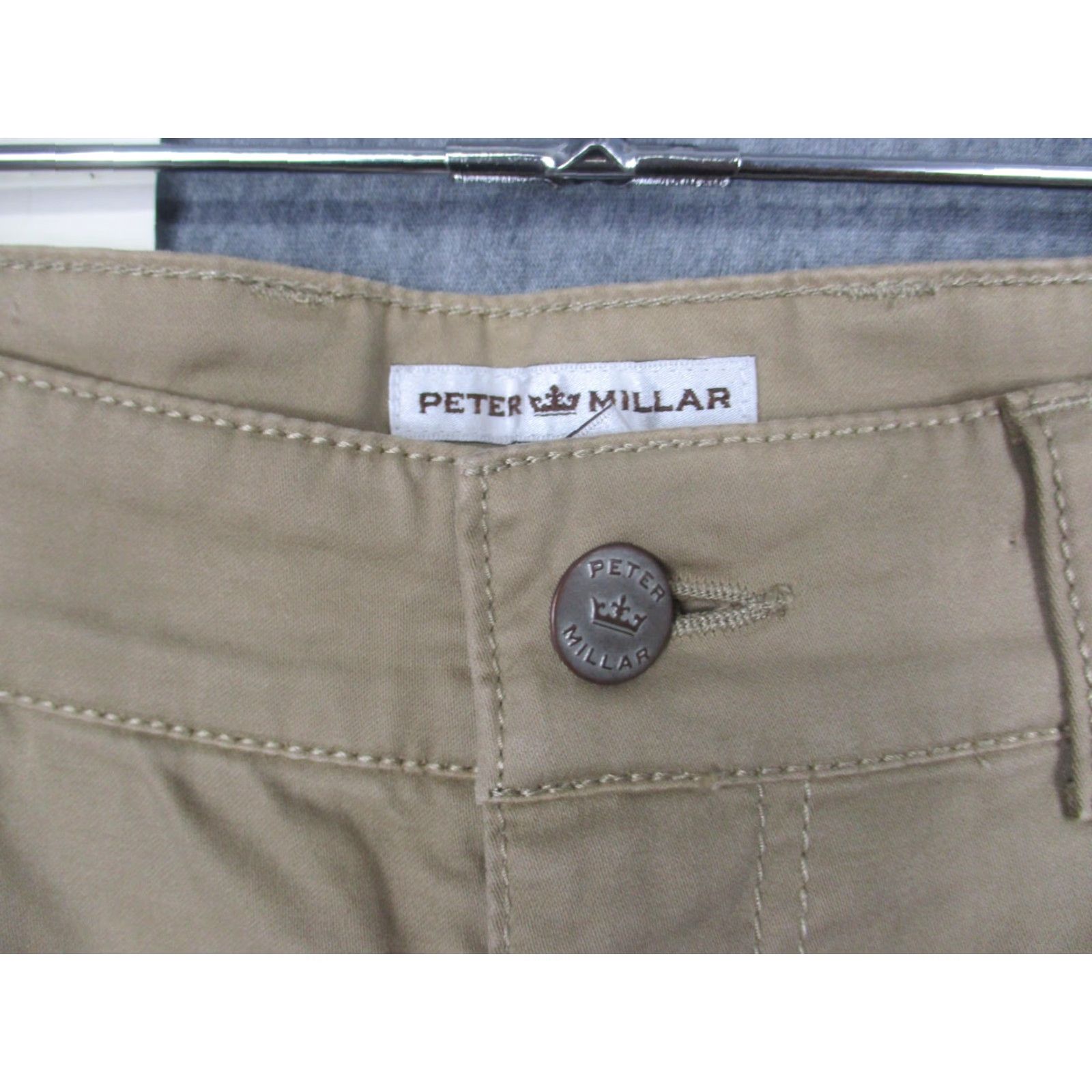 Peter Millar Peter Millar Jeans Mens 35x30 Beige Straight Leg Regular Fit Denim Pants Size US 35 - 3 Thumbnail