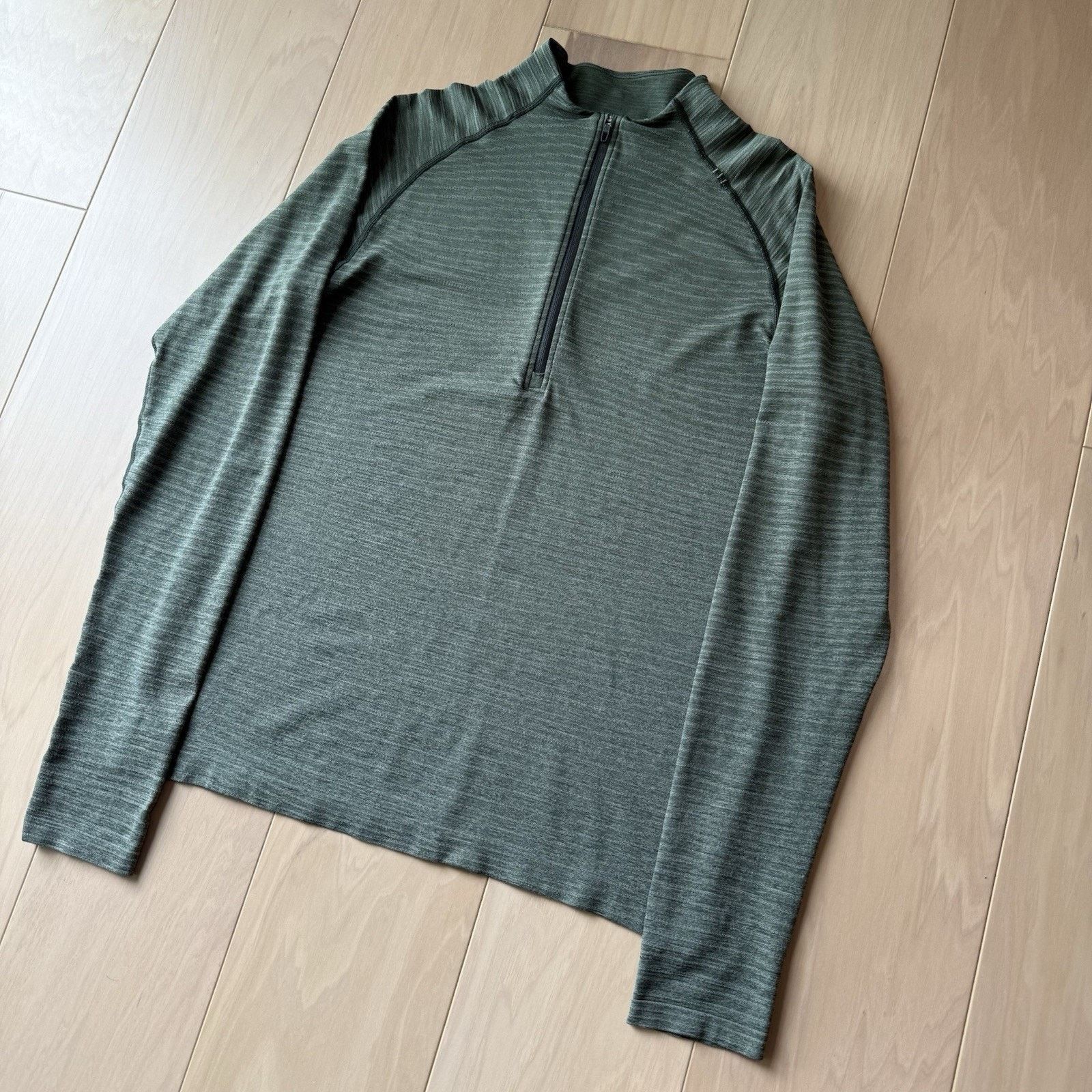 Lululemon Lululemon Metal Vent Tech 1/2 Zip Pullover M Green Utility Size US M / EU 48-50 / 2 - 9 Thumbnail