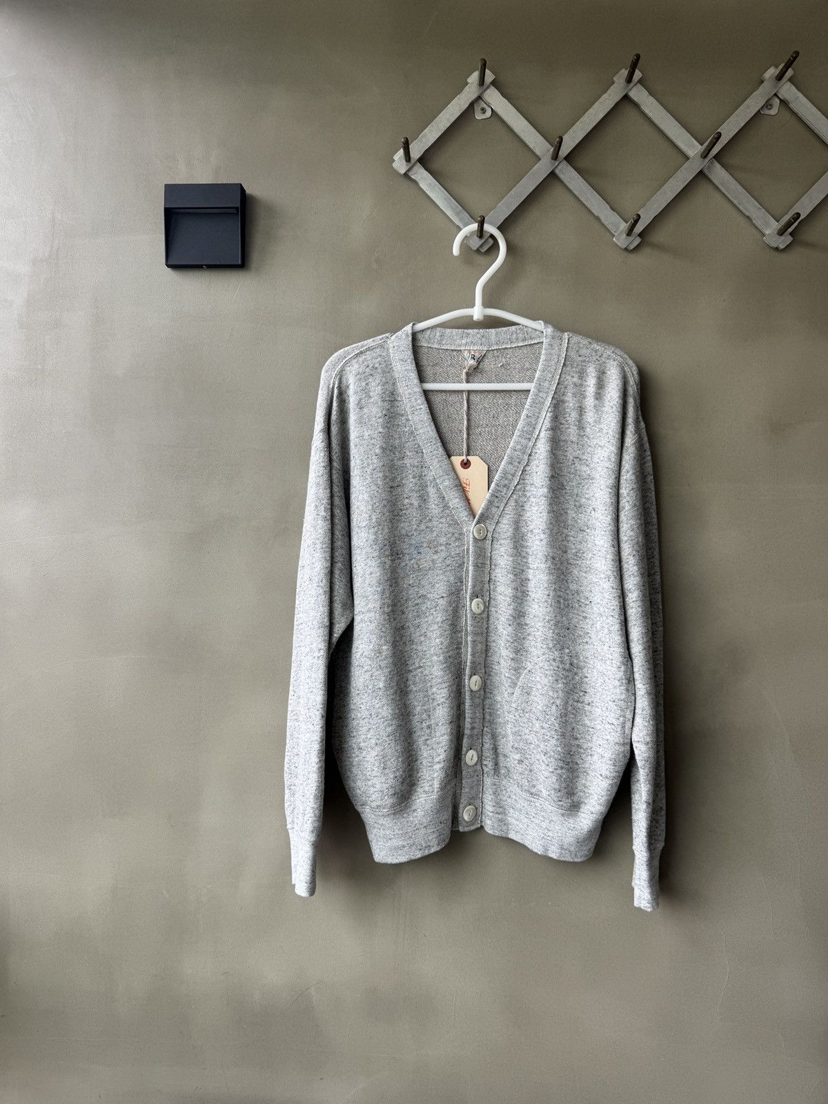 FilMelange FilMelange Japan Mens Grey Melange Sweater Cardigan M Size US M / EU 48-50 / 2 - 1 Thumbnail