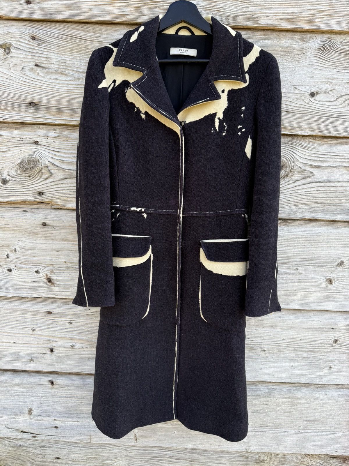 Prada Devil Wears Prada 2005/06 Runway Wool Coat From Promo Poster Size M / US 6-8 / IT 42-44 - 1 Thumbnail