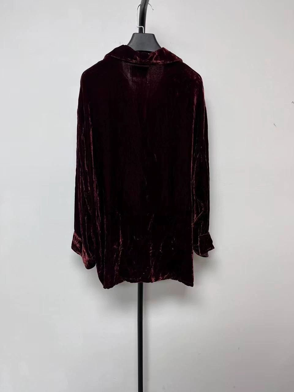 Enfants Riches Deprimes Enfants Riches DeprimesMelancholy Rich Kid Red Velvet Jacket Size US L / EU 52-54 / 3 - 2 Thumbnail
