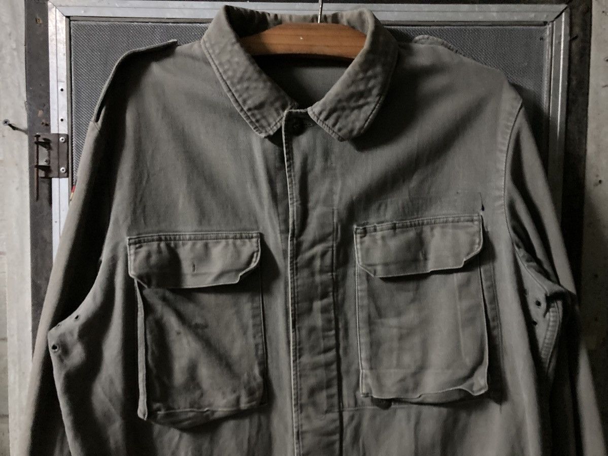 Other Vintage Germany Moleskin Army Jacket Size US M / EU 48-50 / 2 - 2 Thumbnail