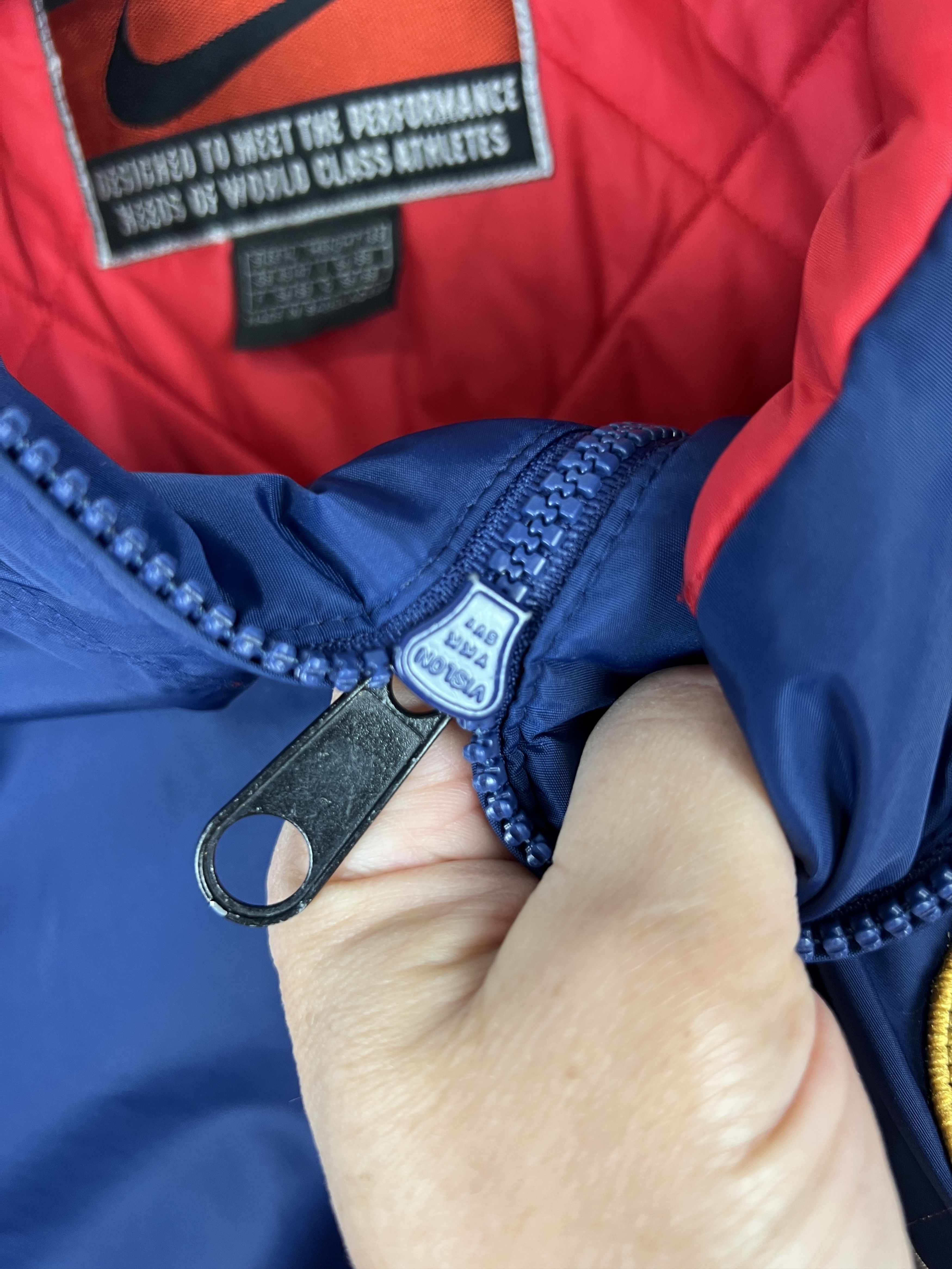 Nike Vintage 90's Nike Arsenal Football Jacket Soccer Bomber Size US XL / EU 56 / 4 - 5 Thumbnail