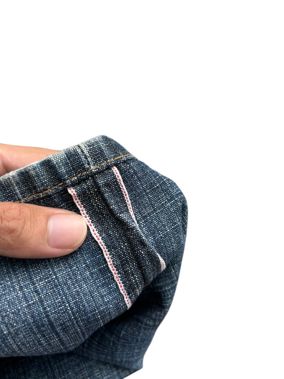 Kapital Vintage Edwin Selvedge Distressed Japanese Brand Denim jeans Size US 31 - 3 Thumbnail