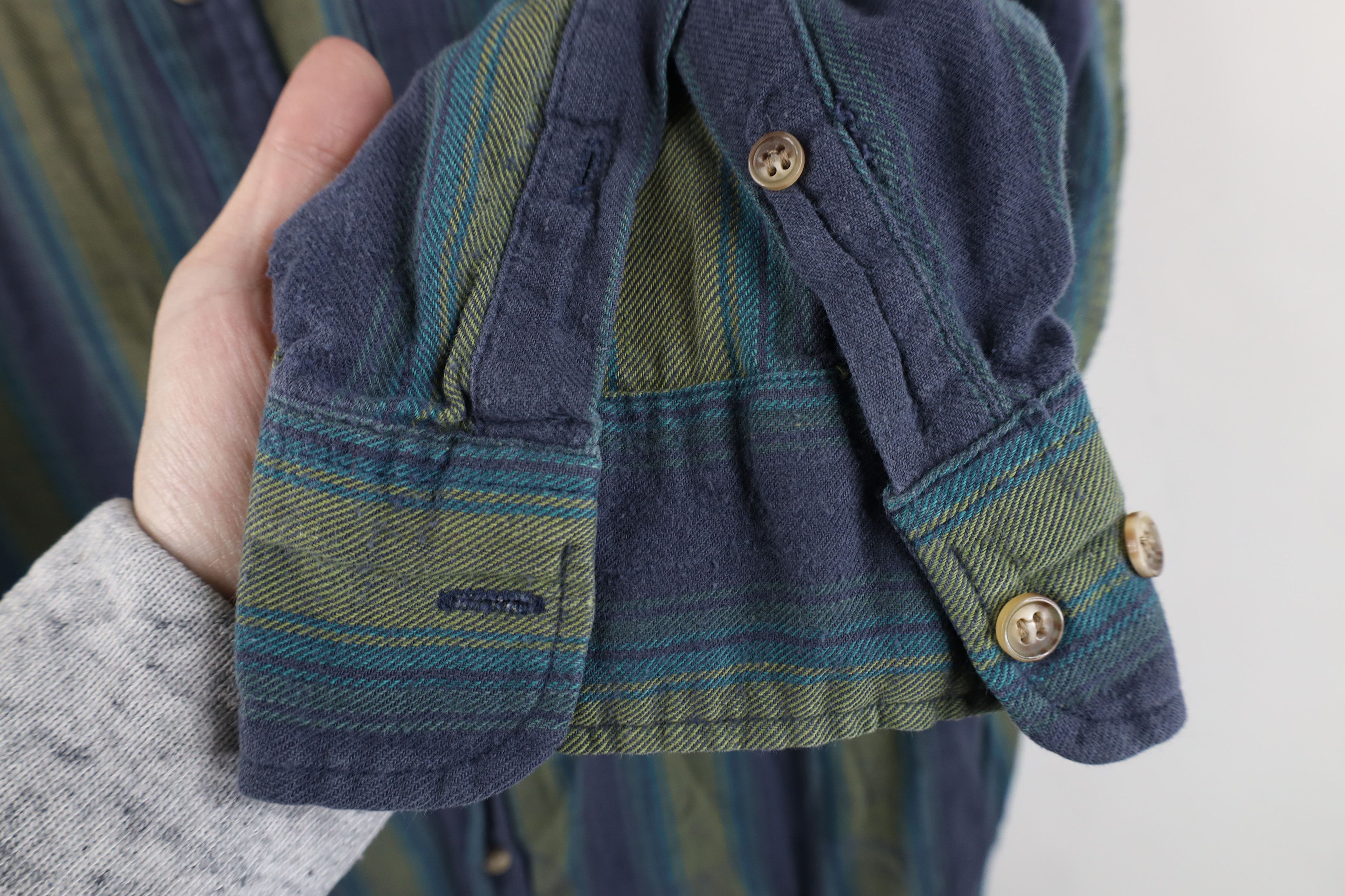 Vintage Vintage 90s Streetwear Single Needle Flannel Button Shirt Size US XL / EU 56 / 4 - 5 Thumbnail
