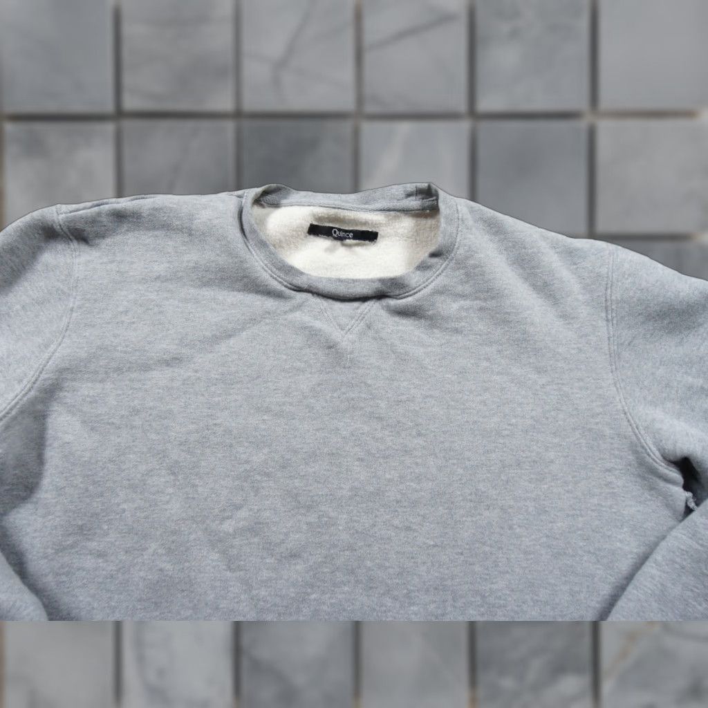 Quince **Quince Mens Medium Gray Crewneck Fleece Pullover Sweatshirt** User: Quince Mens Medium Gray Crewneck Fleece Pullover Sweatshirt Size US M / EU 48-50 / 2 - 1 Thumbnail