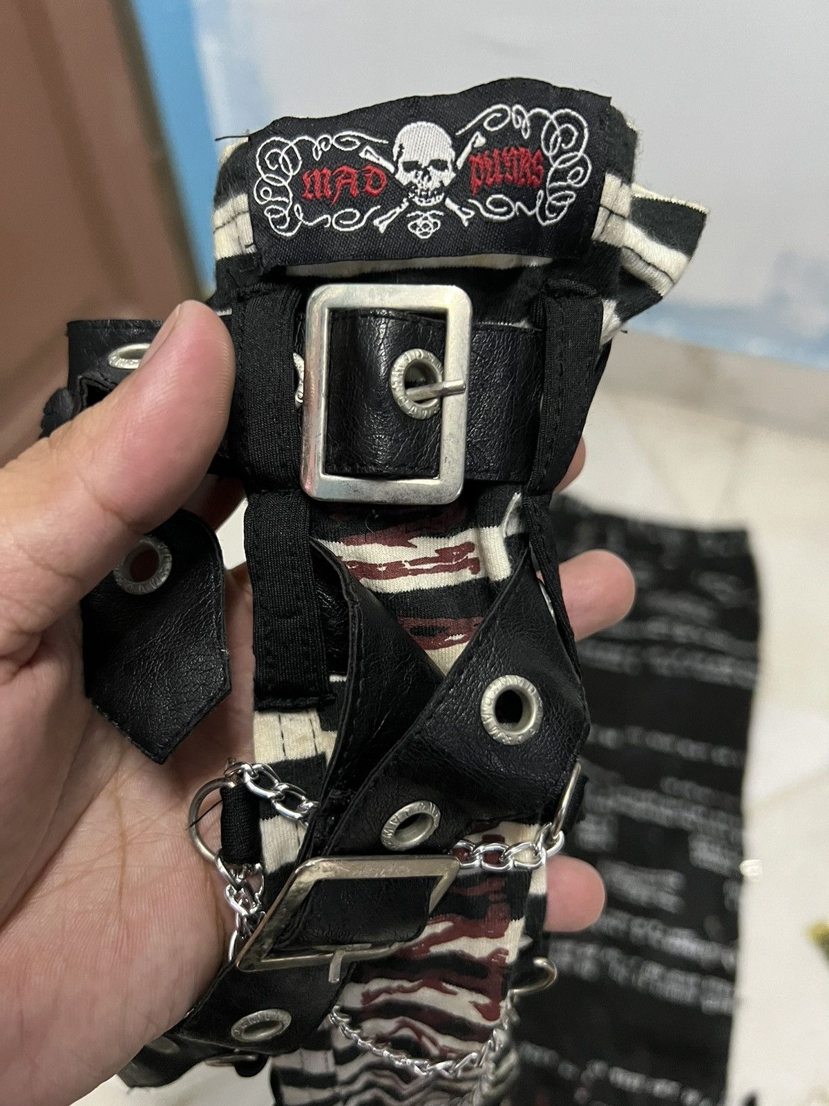 Japanese Brand VINTAGE H.ANARCHY FULL PRINT BONDAGE PUNK PANTS RARE Size US 28 / EU 44 - 20 Thumbnail