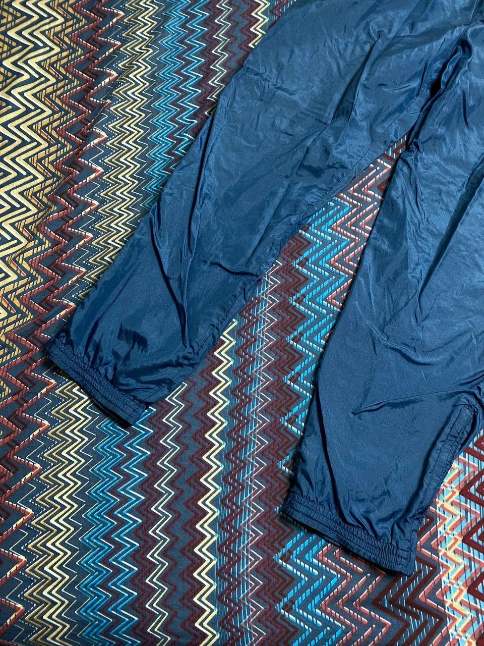 Nike Vintage NIKE logo Casual Pants blue Y2K size XL Size US 36 / EU 52 - 7 Thumbnail