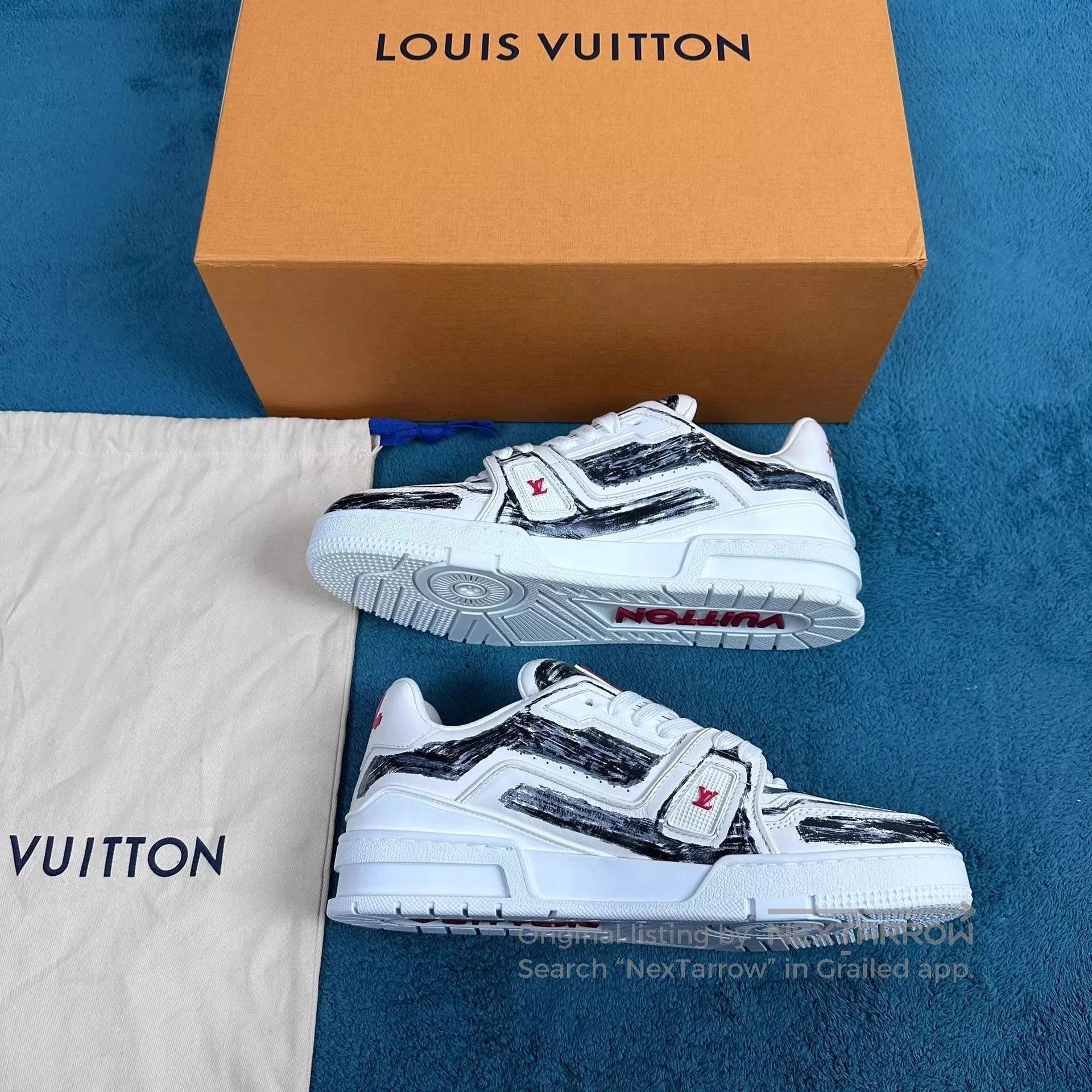 Louis Vuitton Multi-Color Low-Top Sneakers Size 8. Size US 8 / EU 41 - 3 Thumbnail