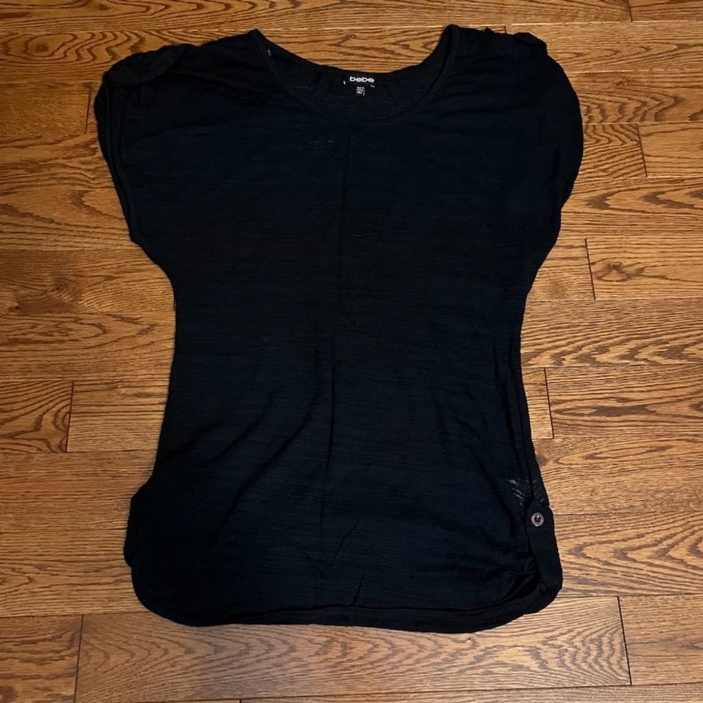 Bebe bebe black long top fit med-large Size M / US 6-8 / IT 42-44 - 10 Thumbnail