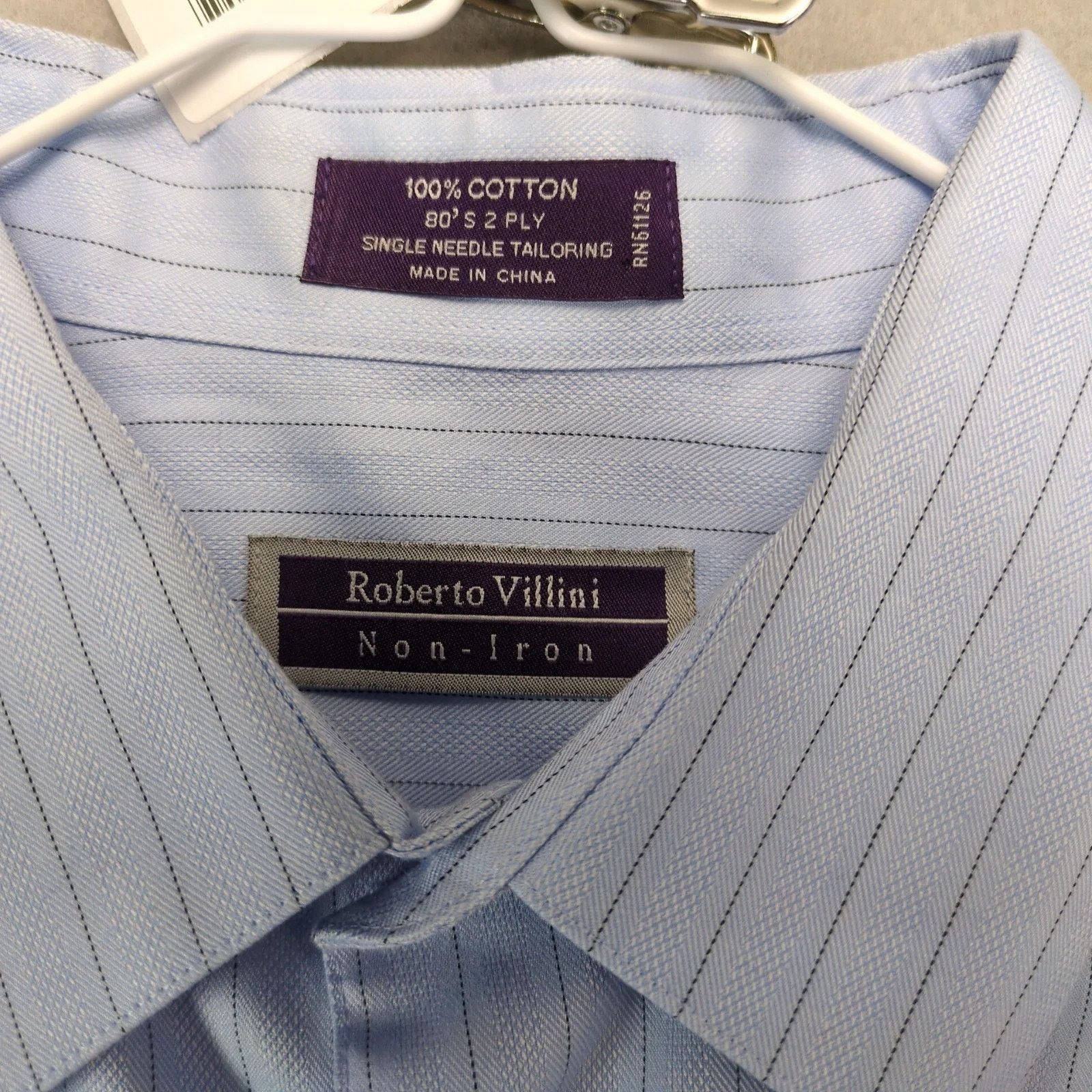 Other Coca-Cola Embroidered Roberto Villini Blue Dress Shirt L Size US L / EU 52-54 / 3 - 3 Thumbnail