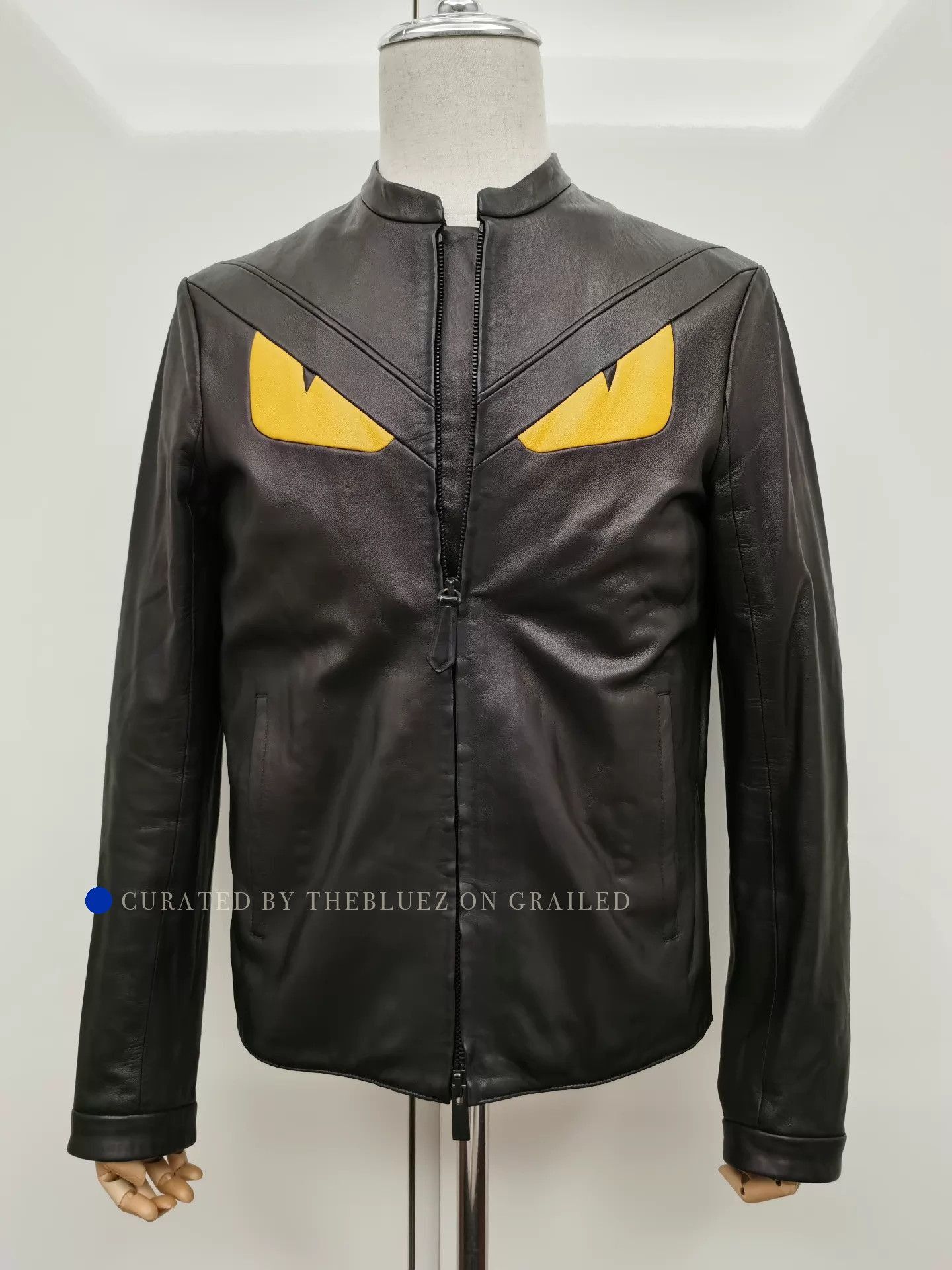 Fendi Classic Monster Leather Jacket in Black Size US S / EU 44-46 / 1 - 1 Thumbnail