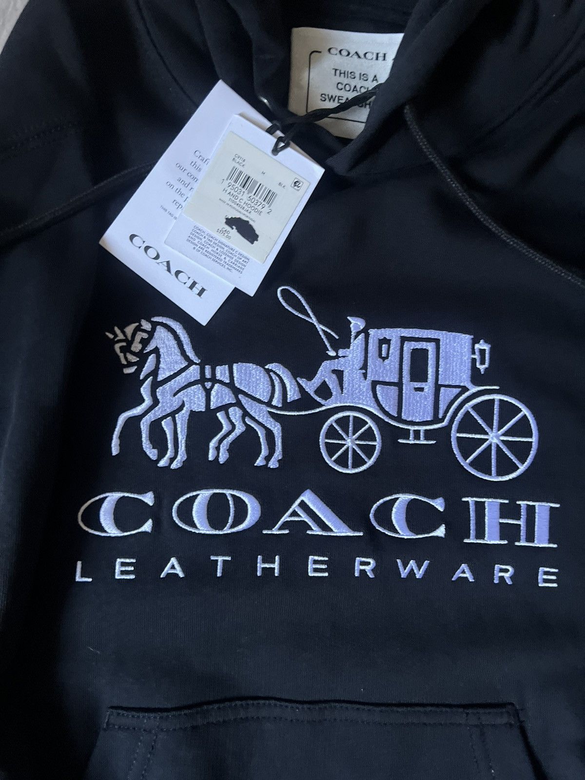 Coach Coach Horse And Carriage Hoodie In Organic Cotton