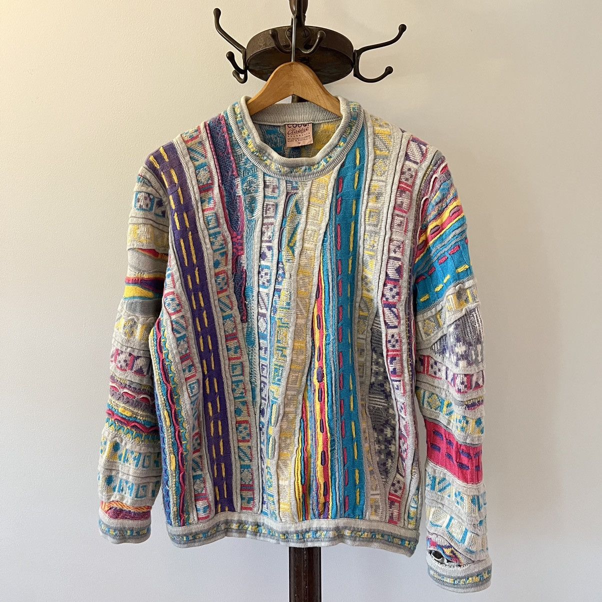 Coogi × Vintage vintage 90s coogi classic sweater silk and 