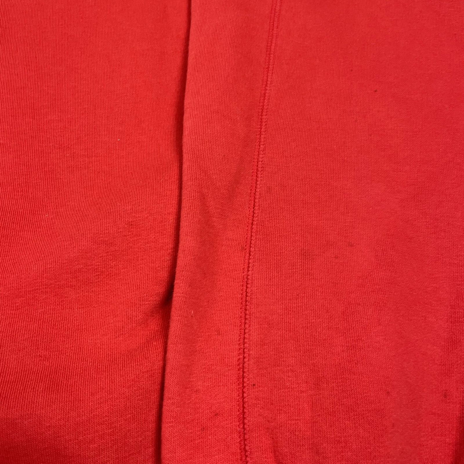 Nike × Vintage Nike Swoosh Men Red Pullover Fleece Sweatshirt Large Size US L / EU 52-54 / 3 - 6 Thumbnail