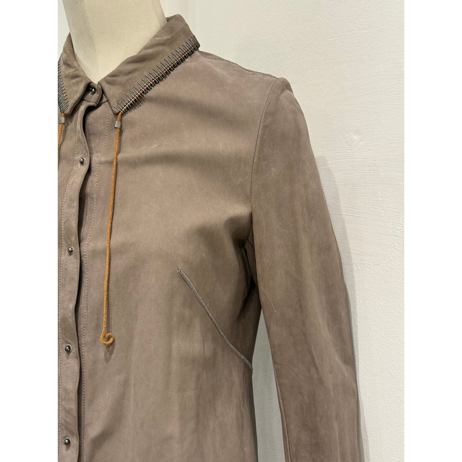 Isaac Sellam Experience Isaac Sellam metal neck inserts leather jacket Size S / US 4 / IT 40 - 7 Thumbnail