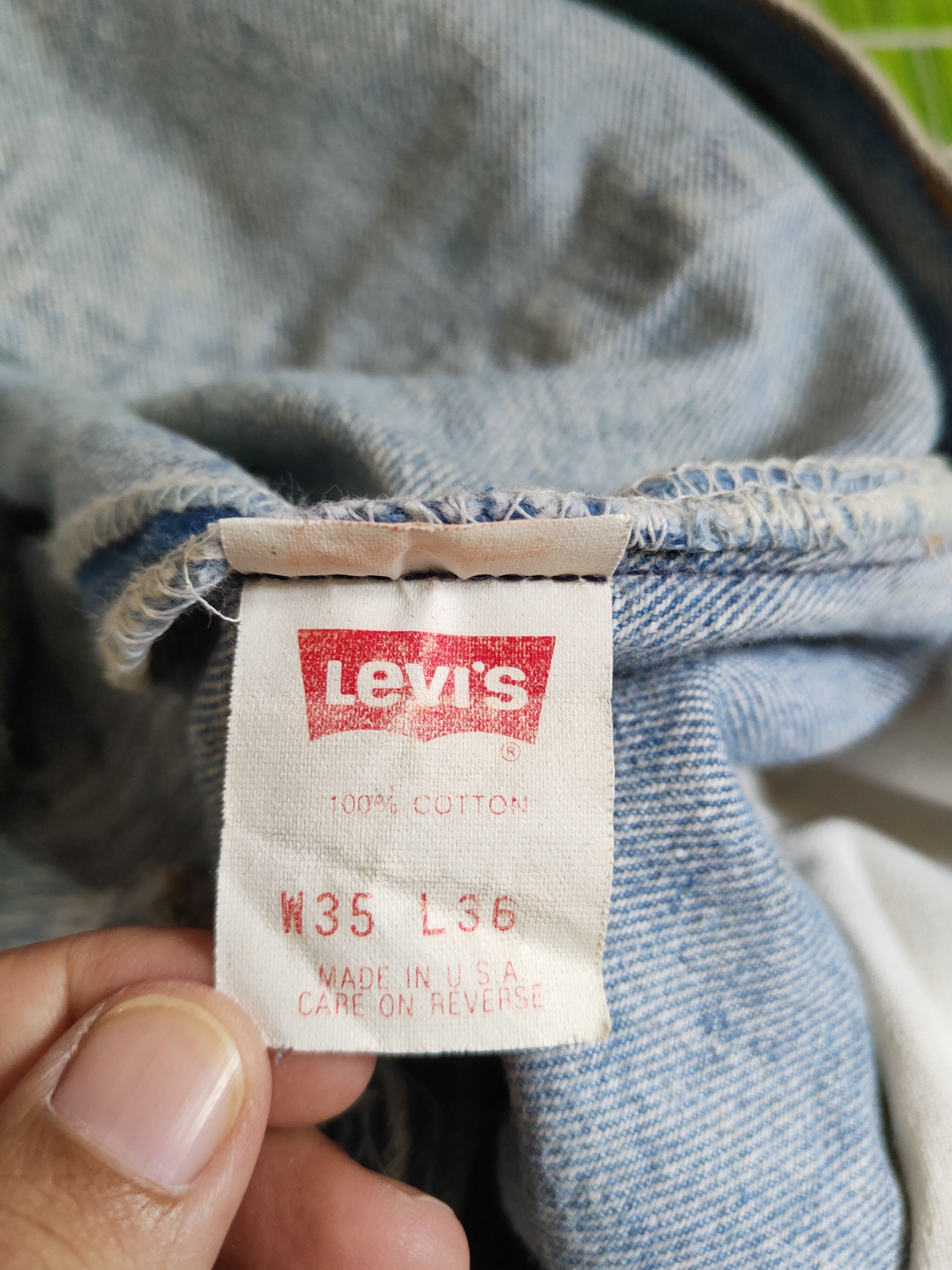 Levi's DL 501 Levi's vintage Faded ripped distressed Denim #S1510 Size US 34 / EU 50 - 21 Thumbnail